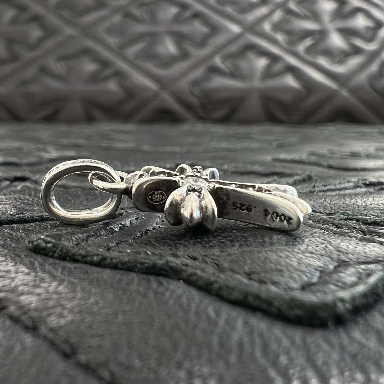 CHROME HEARTS Baby Fat Cross Pave Diamond Pendant Top クロムハーツ ベビーファット クロス パヴェダイヤモンド ペンダントトップ