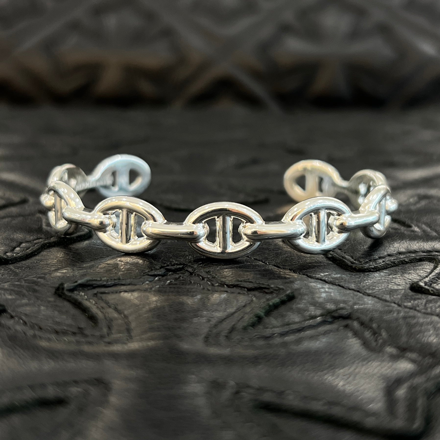 HERMES Chaine dAncreシェーヌダンクル シルバー キーホルダー キー