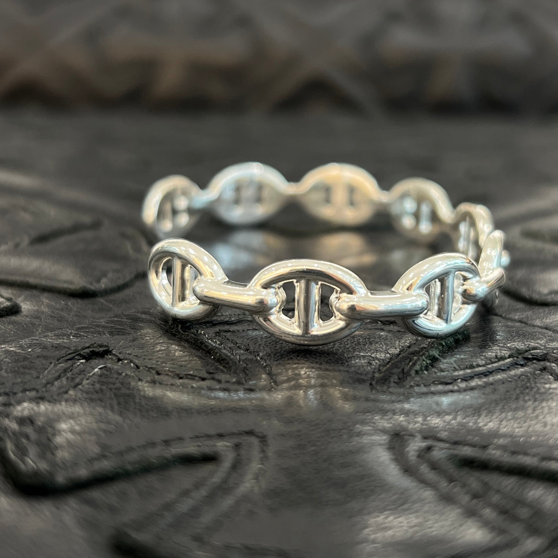 HERMES Chaine dAncre Enchainee Bracelet MM H109509B Size ST エルメス シェーヌダンクル アンシェネ ブレスレット MM サイズ ST