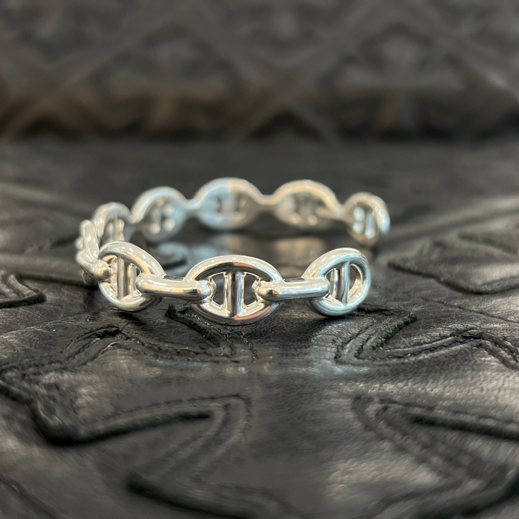 HERMES Chaine dAncre Enchainee Bracelet MM H109509B Size ST エルメス シェーヌダンクル アンシェネ ブレスレット MM サイズ ST