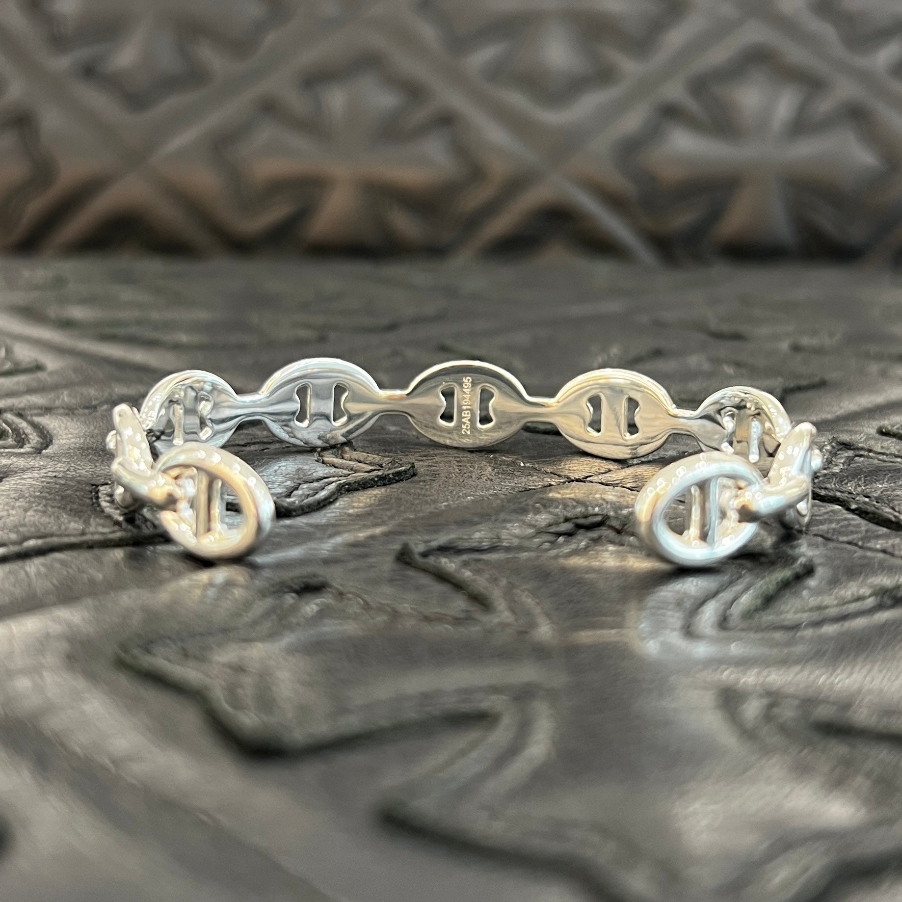 HERMES Chaine dAncre Enchainee Bracelet MM H109509B Size ST エルメス シェーヌダンクル アンシェネ ブレスレット MM サイズ ST