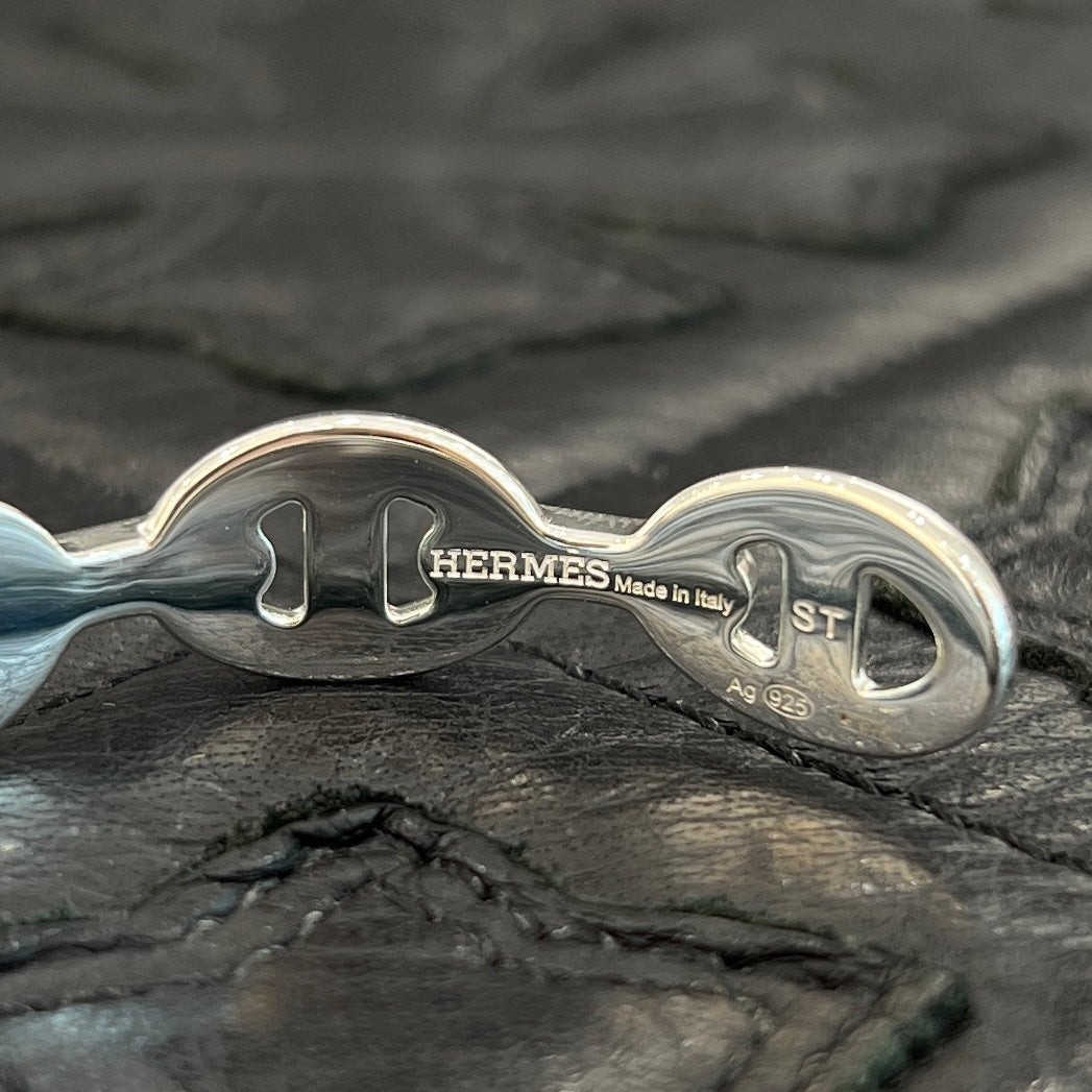 HERMES Chaine dAncre Enchainee Bracelet MM H109509B Size ST エルメス シェーヌダンクル アンシェネ ブレスレット MM サイズ ST