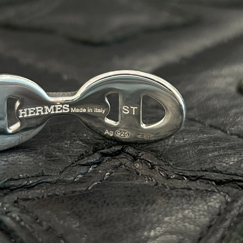 HERMES Chaine dAncre Enchainee Bracelet MM H109509B Size ST エルメス シェーヌダンクル アンシェネ ブレスレット MM サイズ ST