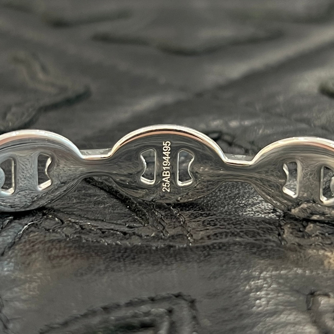 HERMES Chaine dAncre Enchainee Bracelet MM H109509B Size ST エルメス シェーヌダンクル アンシェネ ブレスレット MM サイズ ST