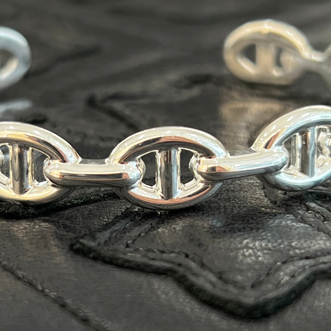 HERMES Chaine dAncre Enchainee Bracelet MM H109509B Size ST エルメス シェーヌダンクル アンシェネ ブレスレット MM サイズ ST