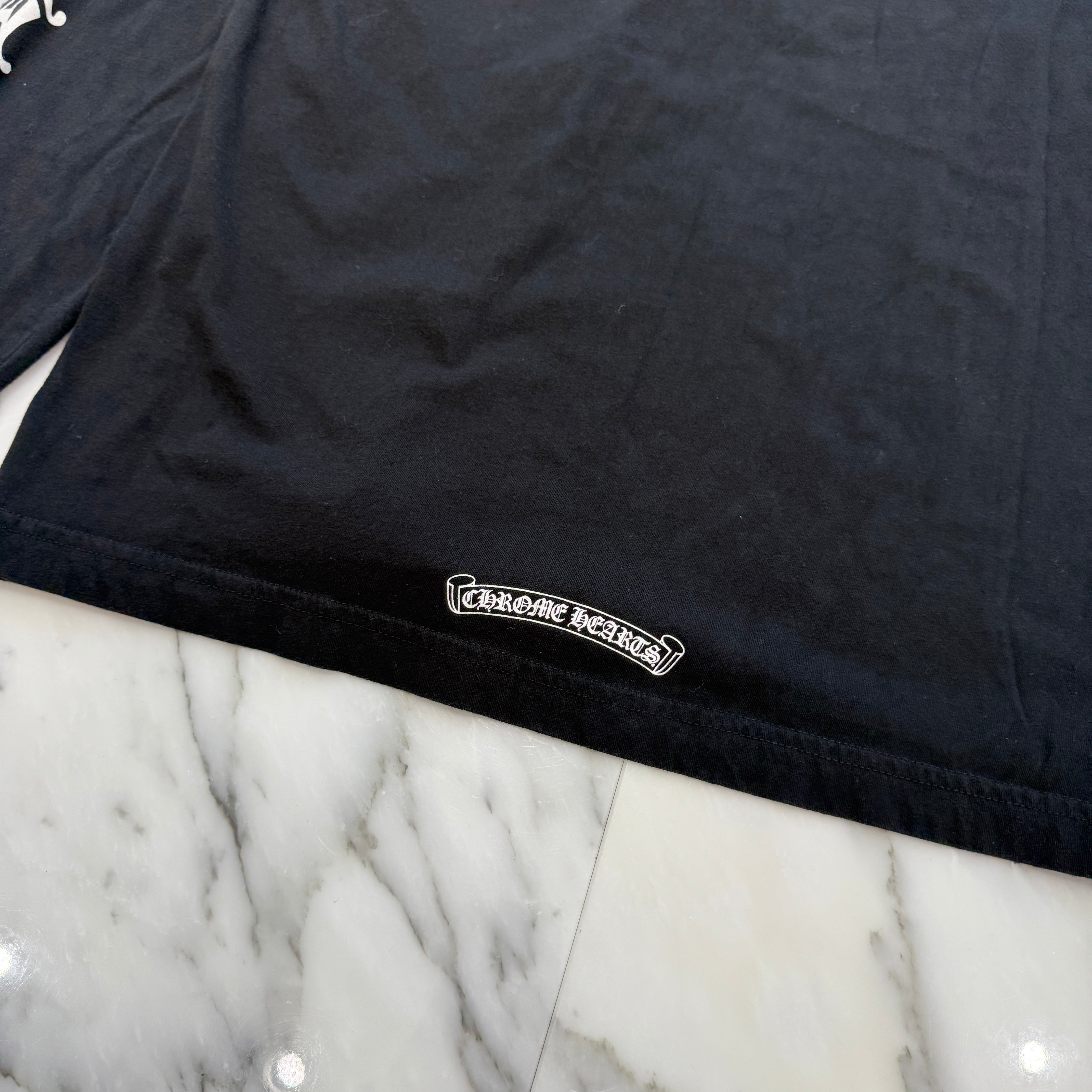 CHROME HEARTS Neck Logo Long Sleeve Tee Size XL クロムハーツ ネックロゴ ロングスリーブ Tシャツ サイズXL