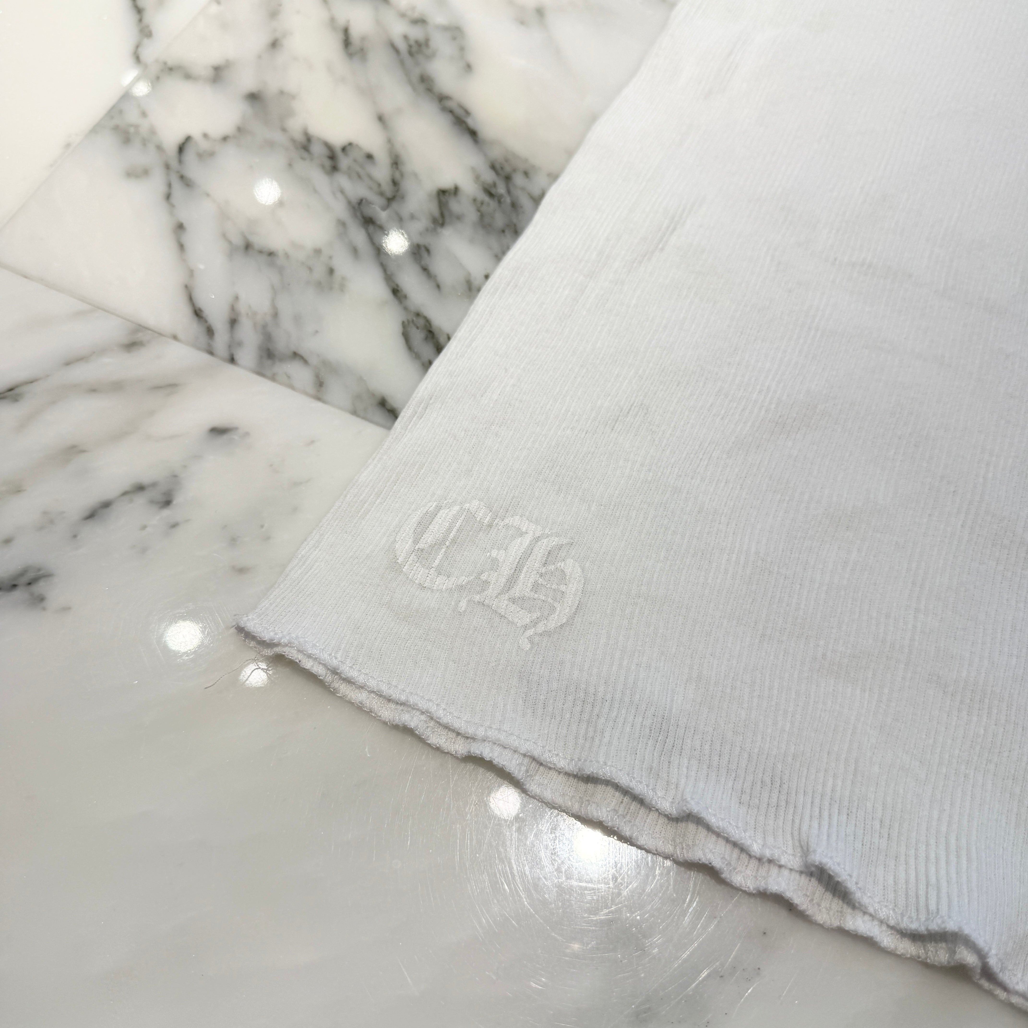 CHROME HEARTS Viny Heart "Love You" Rib Tank Top Size L クロムハーツ ヴィニーハート "ラブユー" リブ タンクトップ サイズL