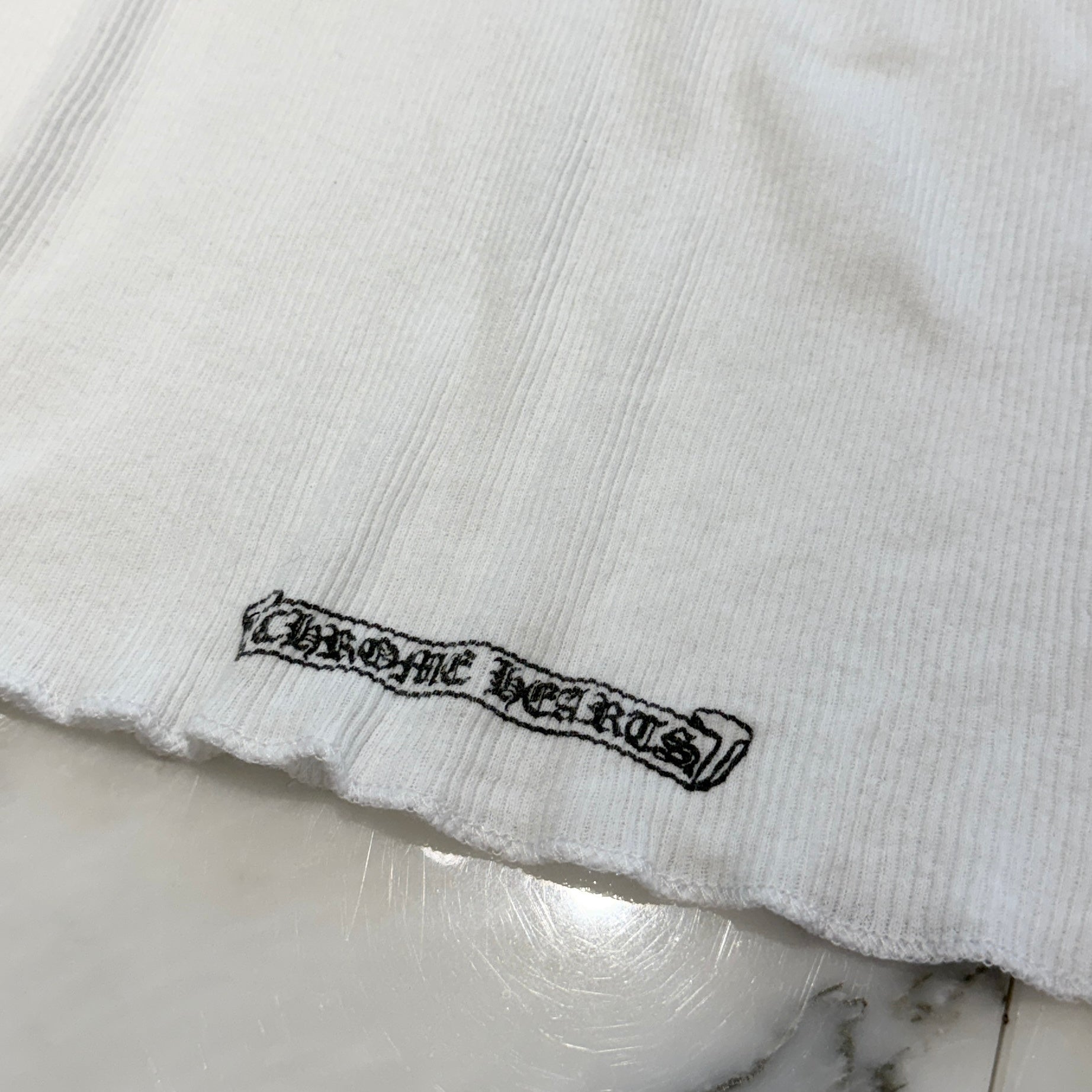 CHROME HEARTS Viny Heart "Love You" Rib Tank Top Size L クロムハーツ ヴィニーハート "ラブユー" リブ タンクトップ サイズL