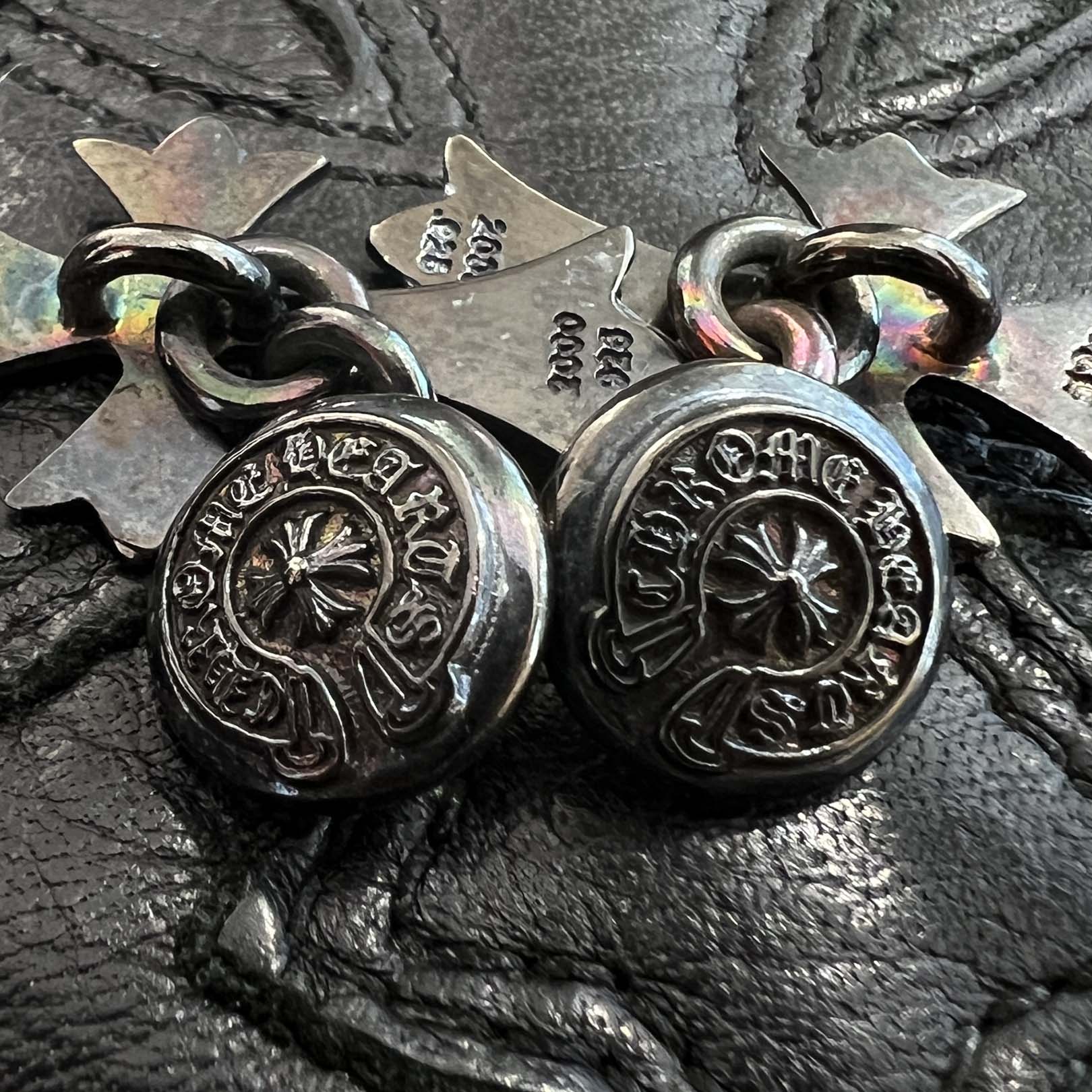 CHROME HEARTS Tiny CH Cross Horseshoe Cuffs クロムハーツ タイニー