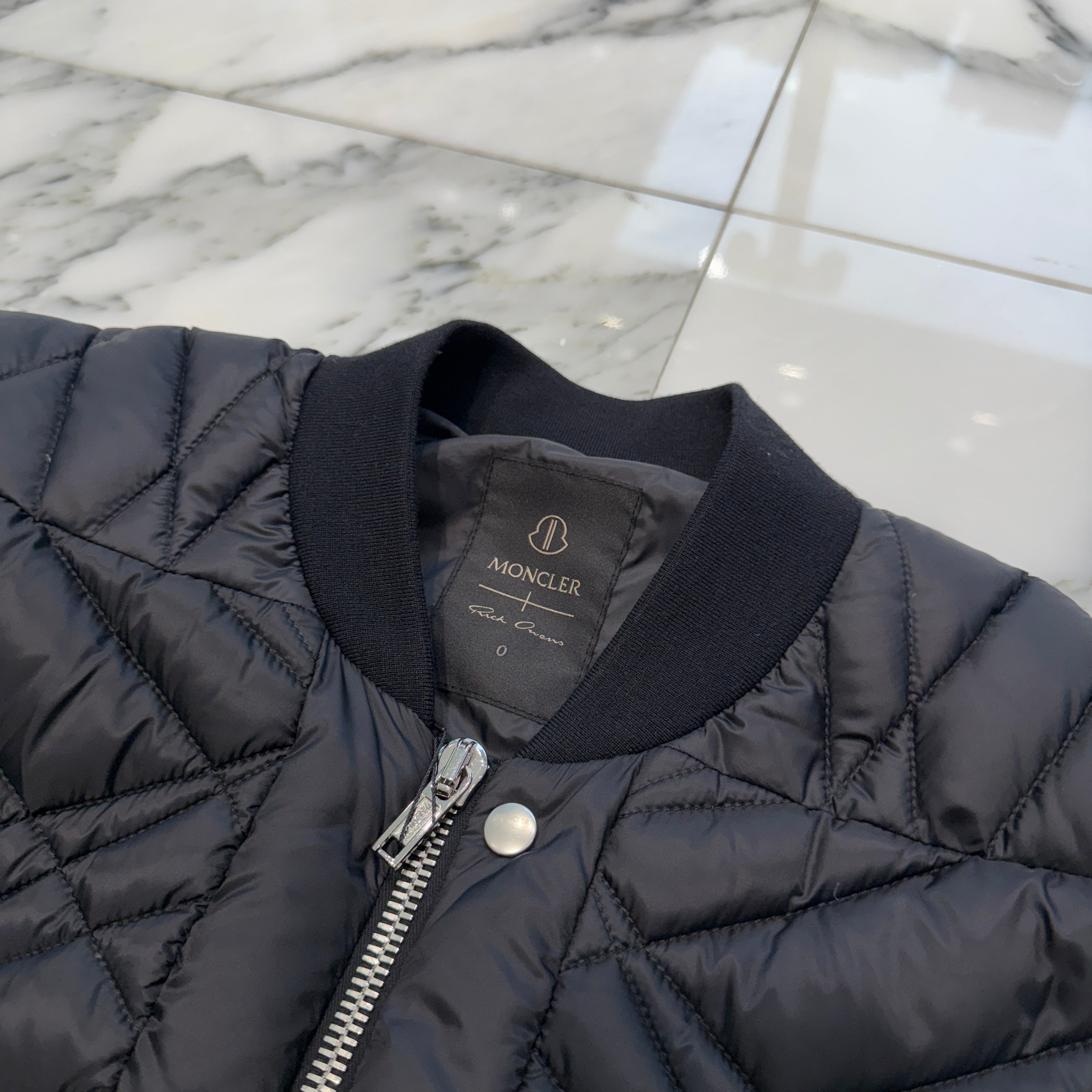 MONCLER × Rick Owens 2024AW MEGAPENTA Flight Down Vest J209N1A00003 M4424 Size 2 モンクレール×リックオウェンス メガペンタ フライト ダウンベスト サイズ2