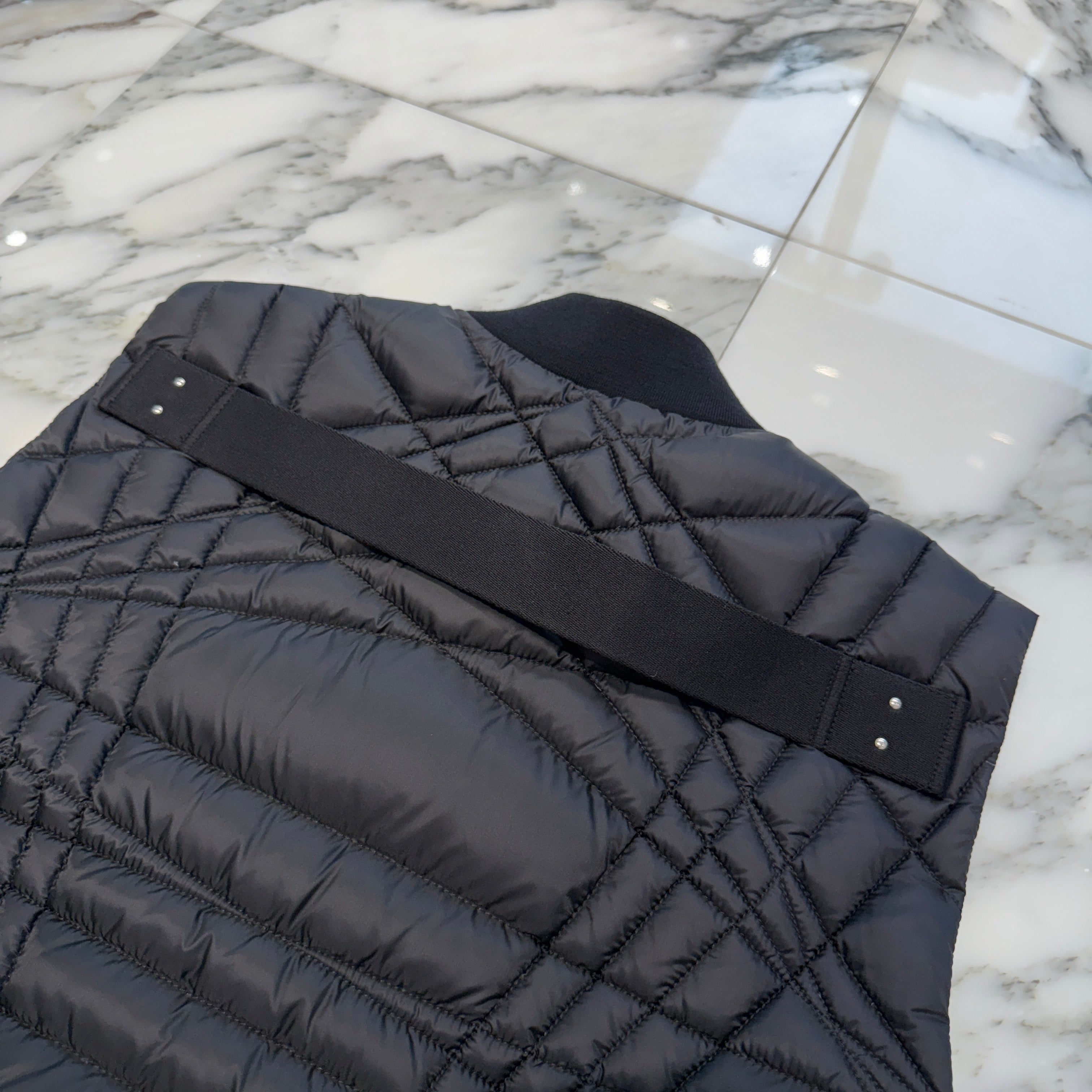 MONCLER × Rick Owens 2024AW MEGAPENTA Flight Down Vest J209N1A00003 M4424 Size 2 モンクレール×リックオウェンス メガペンタ フライト ダウンベスト サイズ2