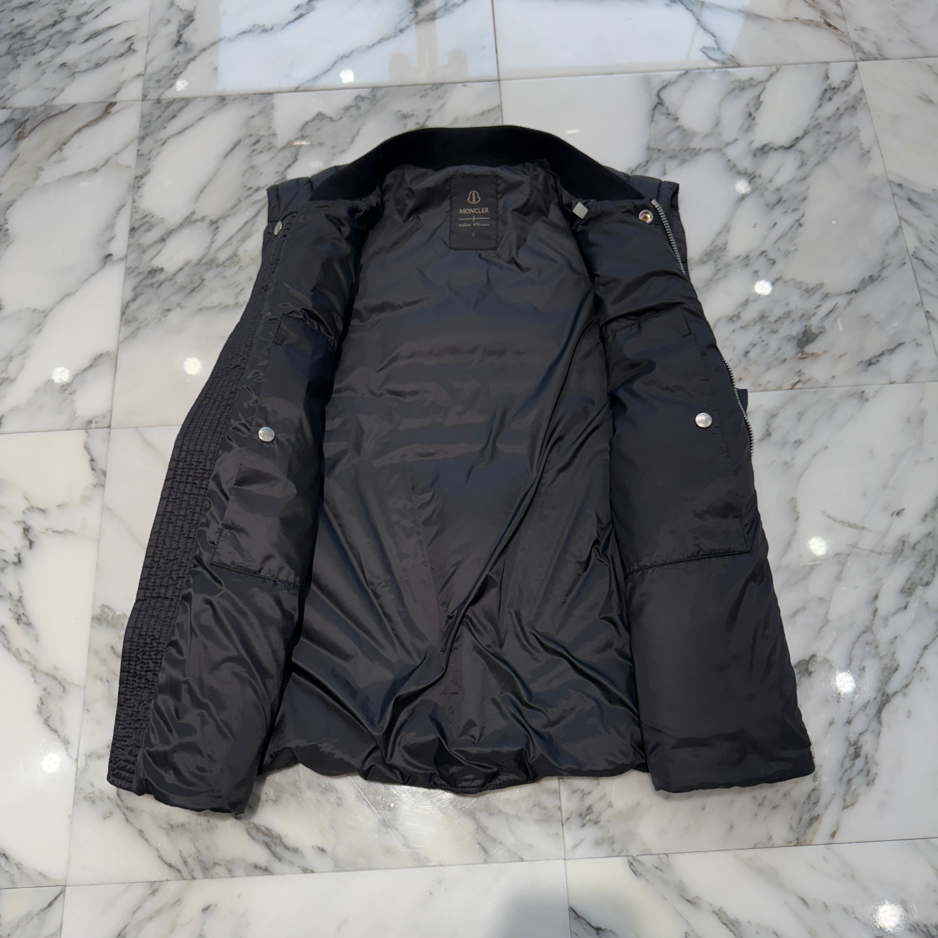 MONCLER × Rick Owens 2024AW MEGAPENTA Flight Down Vest J209N1A00003 M4424 Size 2 モンクレール×リックオウェンス メガペンタ フライト ダウンベスト サイズ2