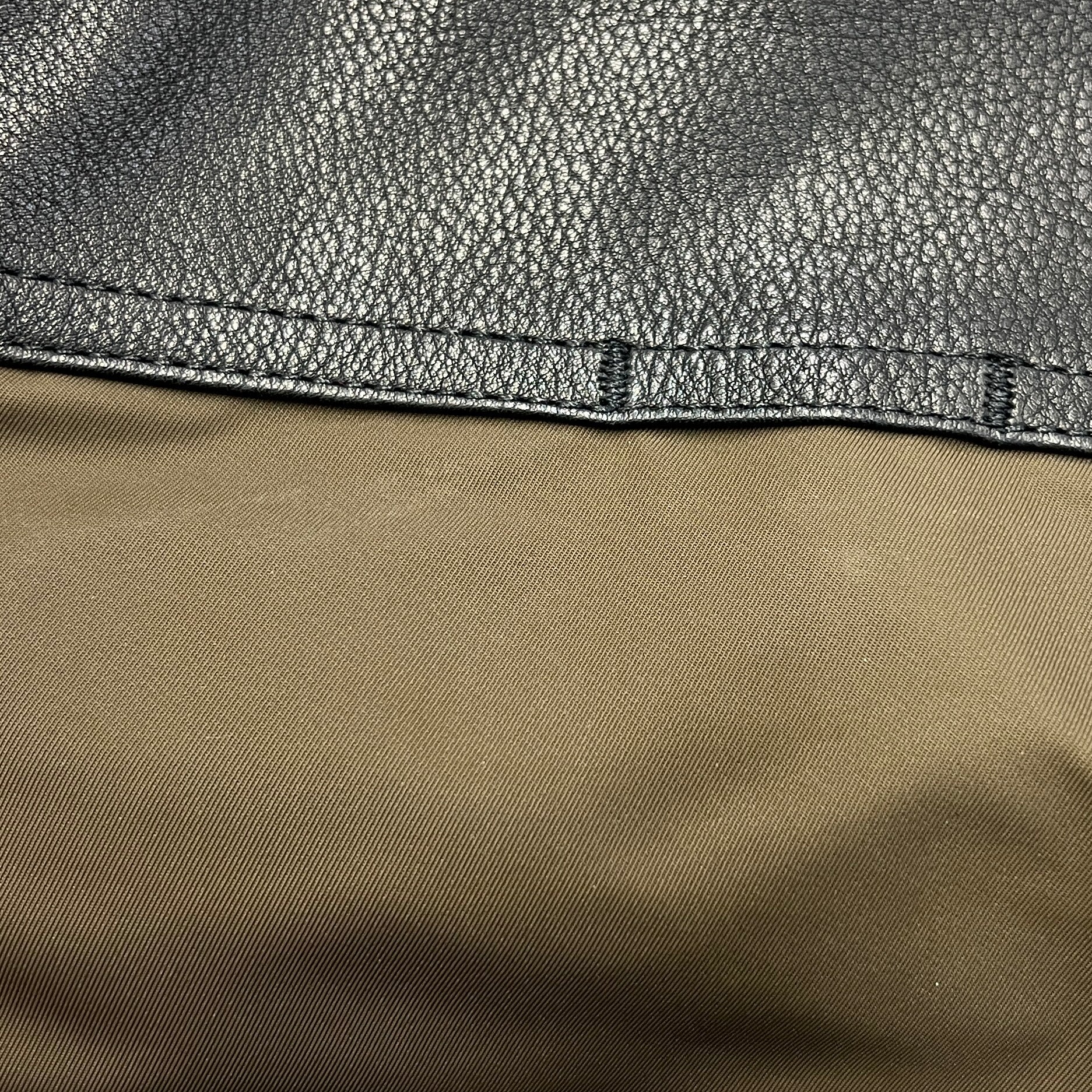 CHROME HEARTS Carpenter Leather Double Knee Nylon Pink Cross Patch Pants Size 36 クロムハーツ カーペンター レザーダブルニー ナイロン ピンク クロスパッチ ロングパンツ サイズ36