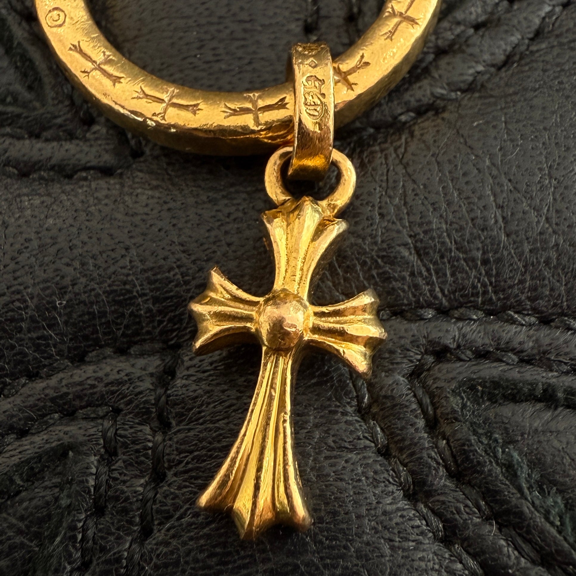 CHROME HEARTS 22K Baby Fat NTFL Ring Size 11号 クロムハーツ