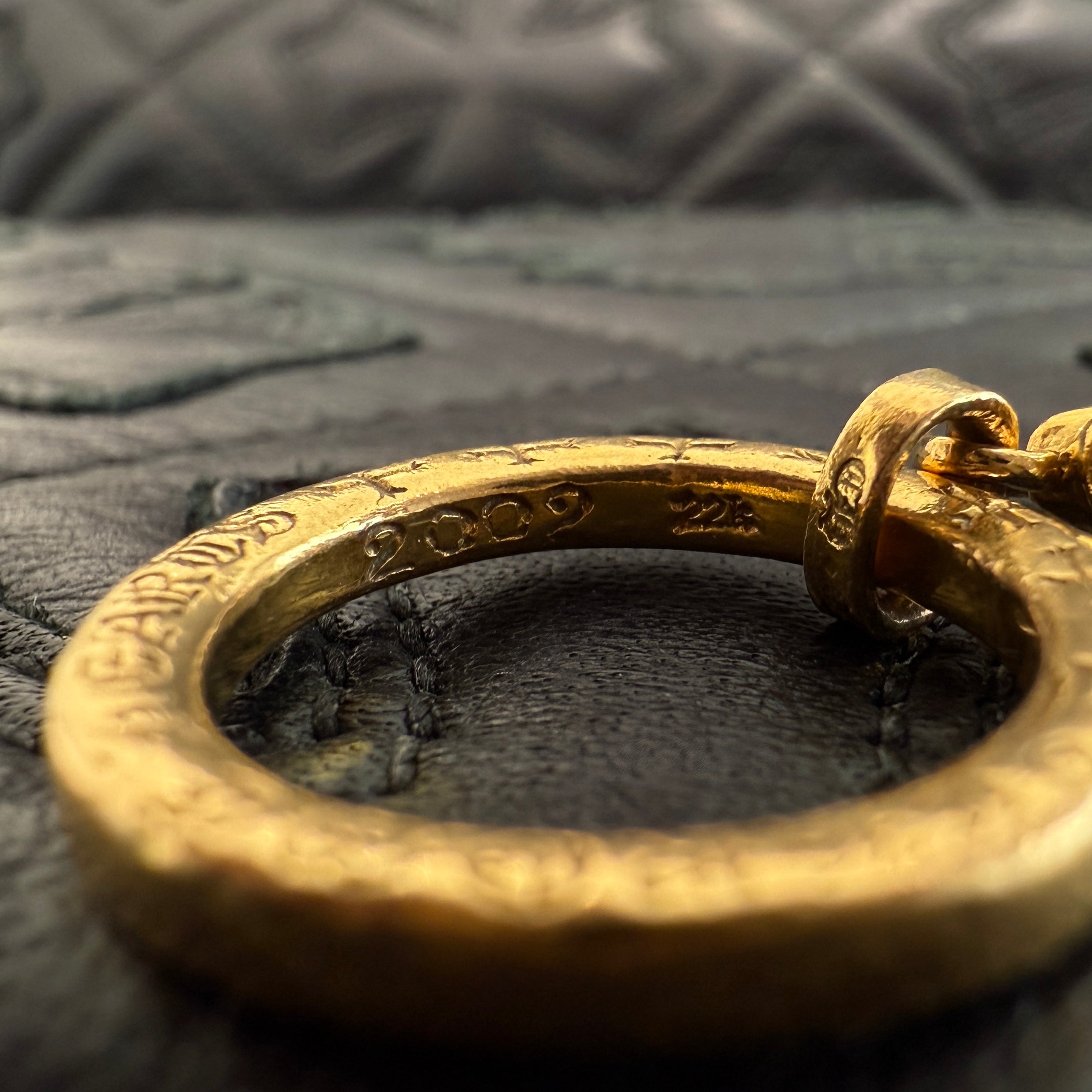CHROME HEARTS 22K Baby Fat NTFL Ring Size 11号 クロムハーツ 22K