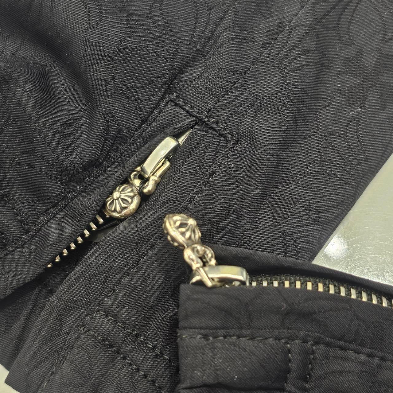 CHROME HEARTS TRASH PICK UP CH Plus Track Nylon Pants Size S クロムハーツ トラッシュピックアップ CHプラス トラック ナイロンパンツ サイズS