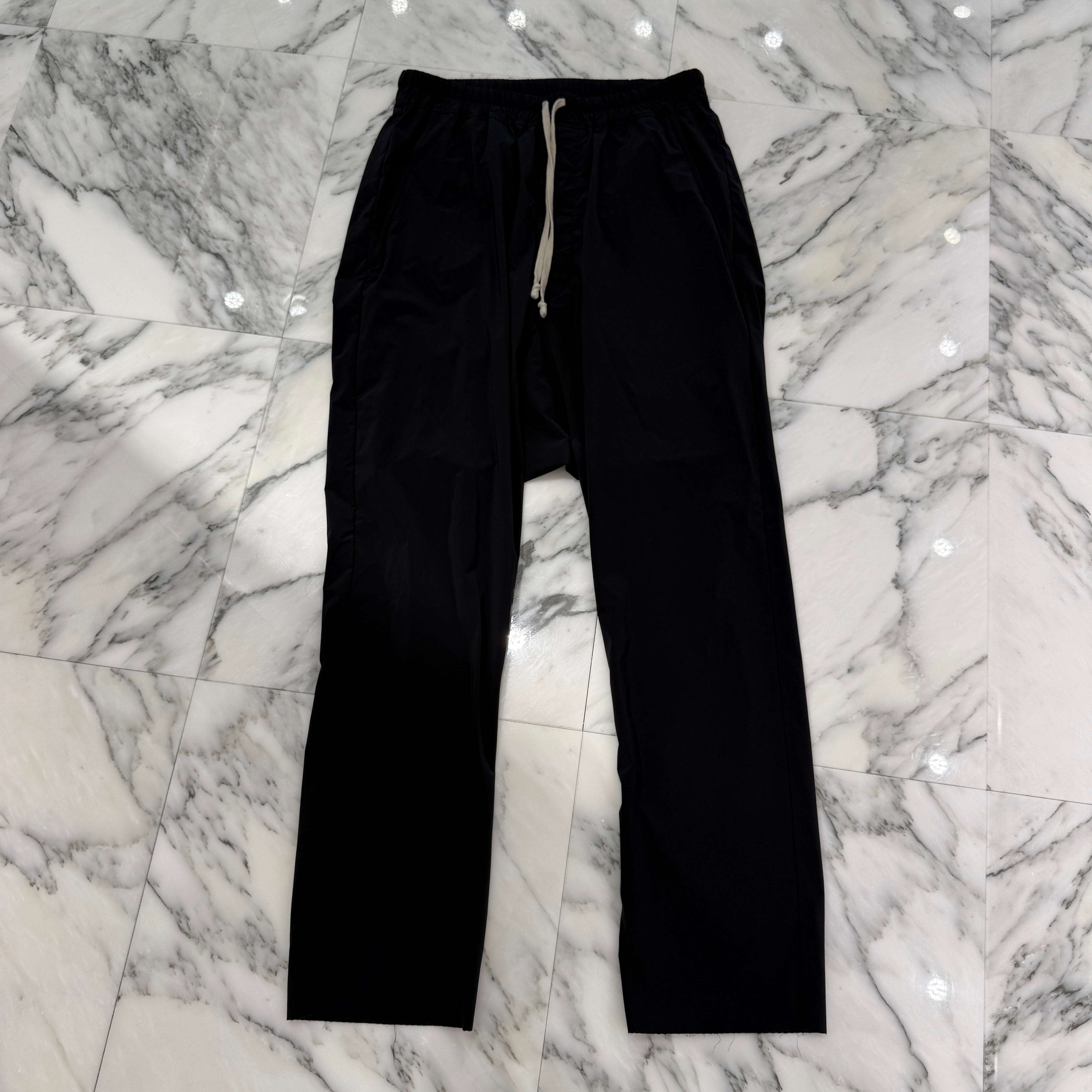 Rick Owens 2022SS Drawstring Nylon Track Pants RU01B1380-NBS Size 48 リックオウエンス ドローストリング ナイロントラックパンツ サイズ48