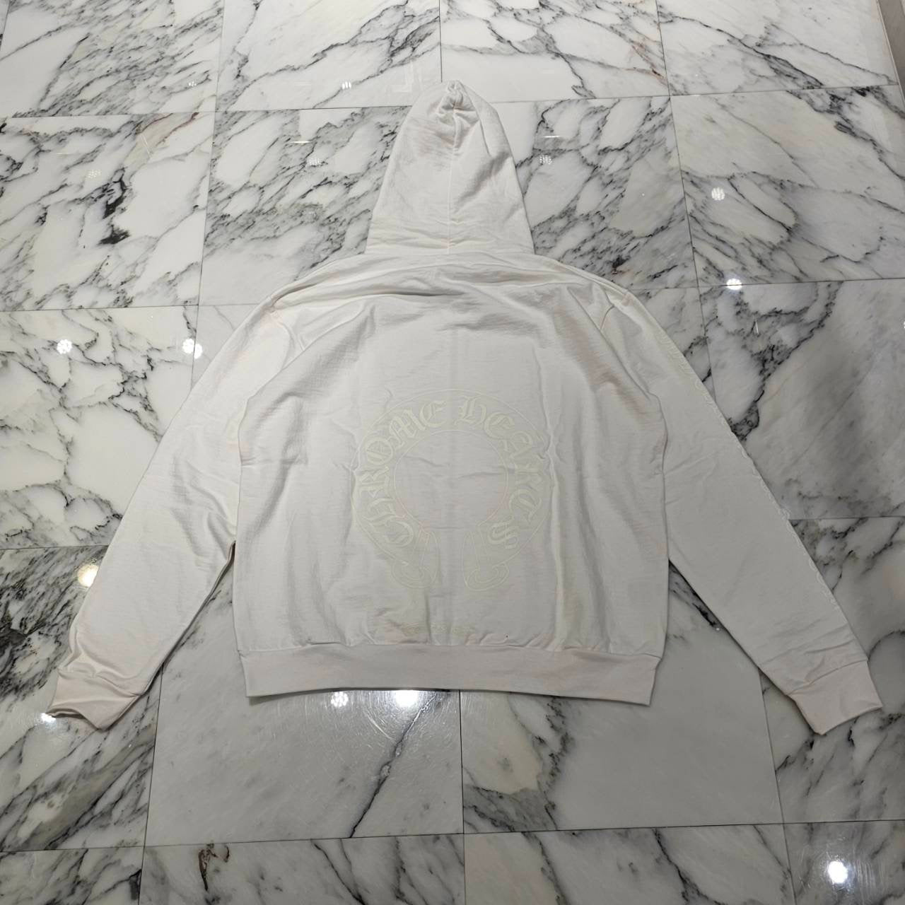 CHROME HEARTS Glow In The Dark Horseshoe Zip Up Hoodie Size L クロムハーツ グローインザダーク ホースシュー ジップアップフーディ サイズL