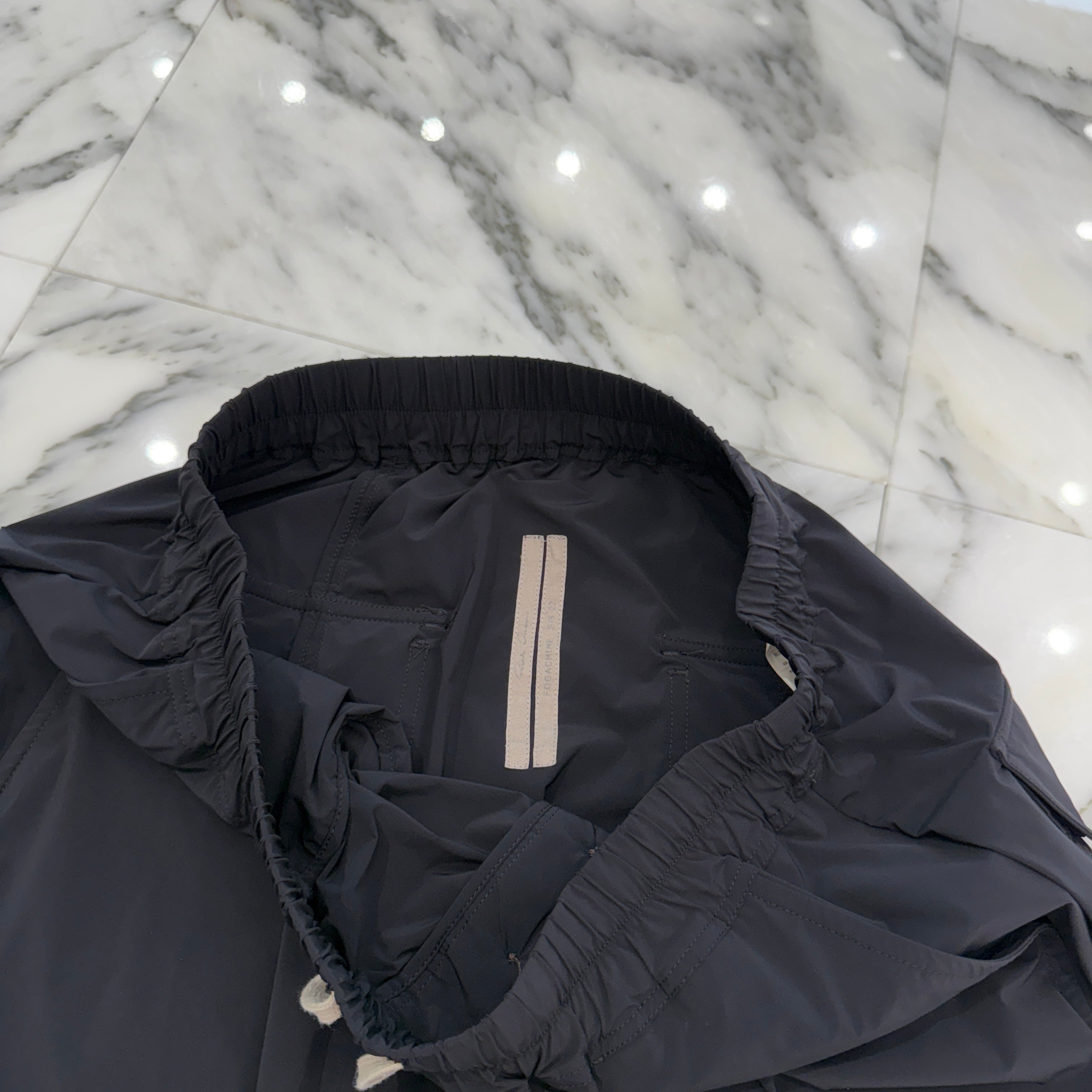 Rick Owens 2022SS Drawstring Nylon Track Pants RU01B1380-NBS Size 48 リックオウエンス ドローストリング ナイロントラックパンツ サイズ48