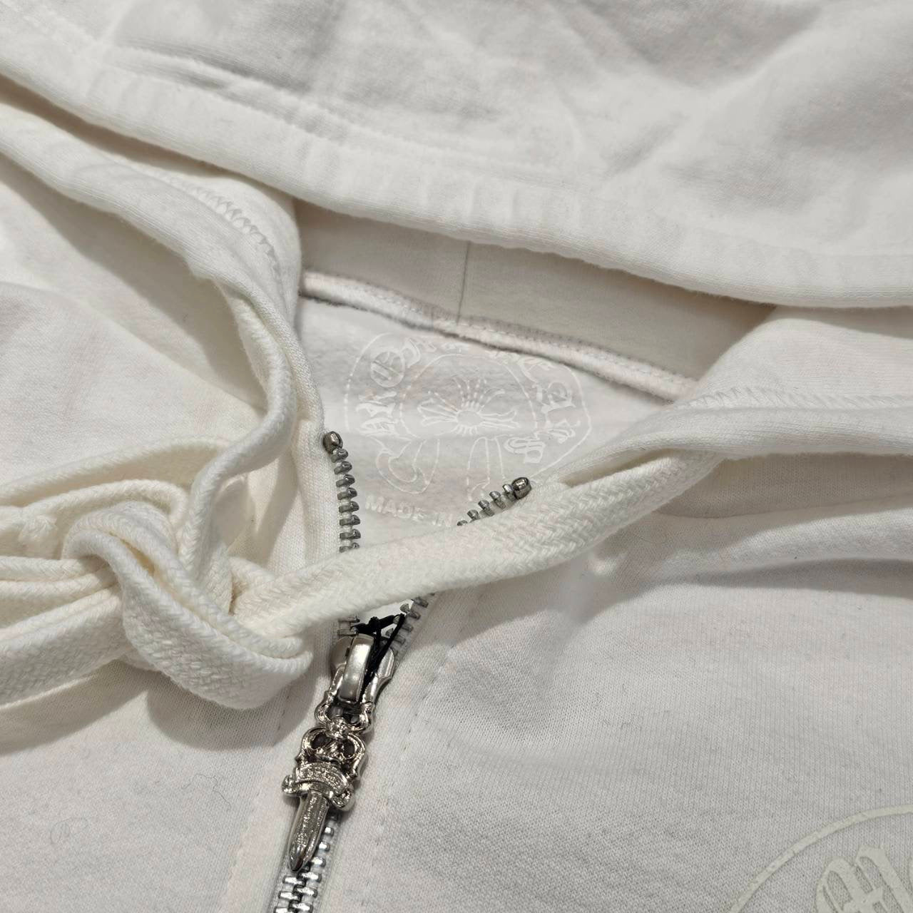 CHROME HEARTS Glow In The Dark Horseshoe Zip Up Hoodie Size L クロムハーツ グローインザダーク ホースシュー ジップアップフーディ サイズL