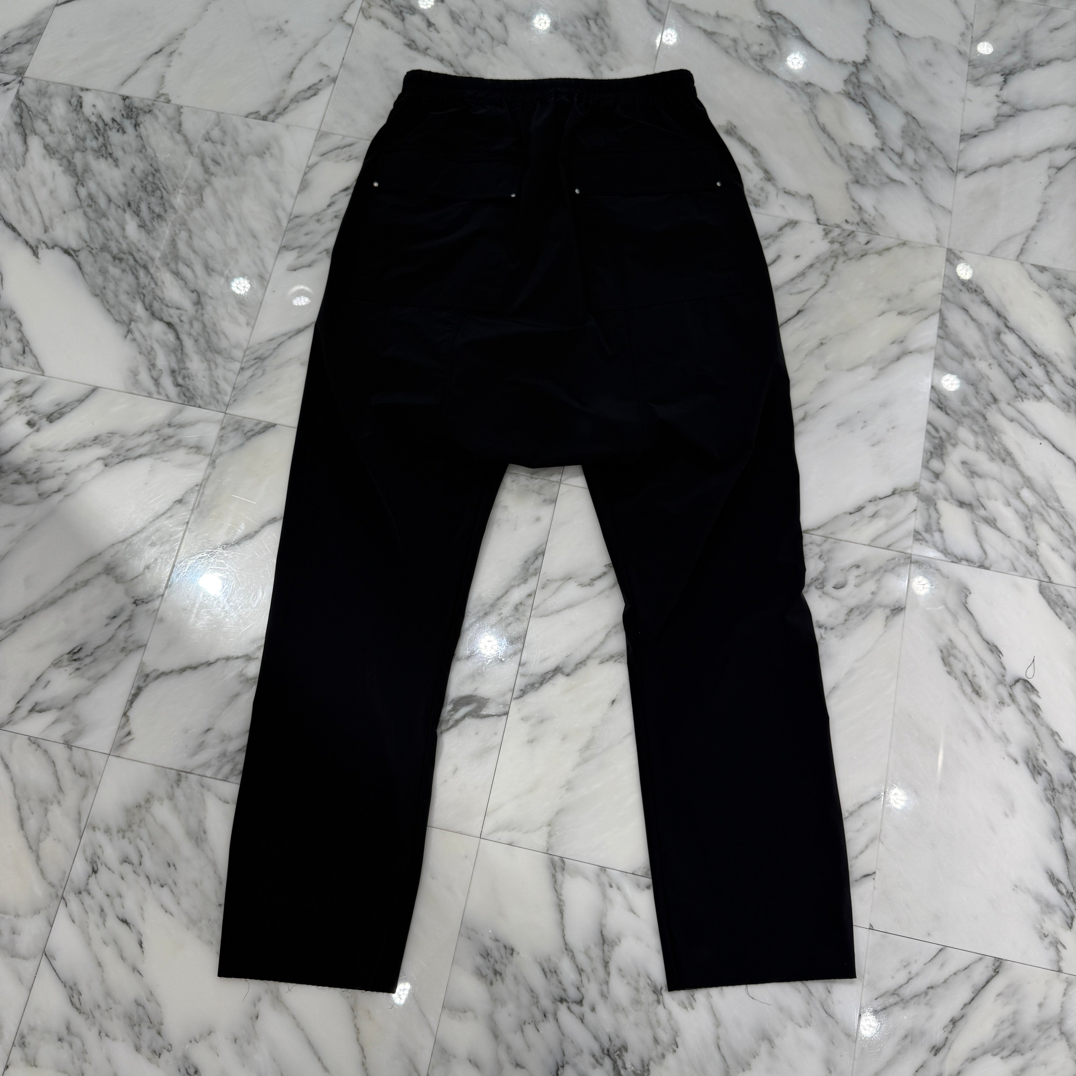 Rick Owens 2022SS Drawstring Nylon Track Pants RU01B1380-NBS Size