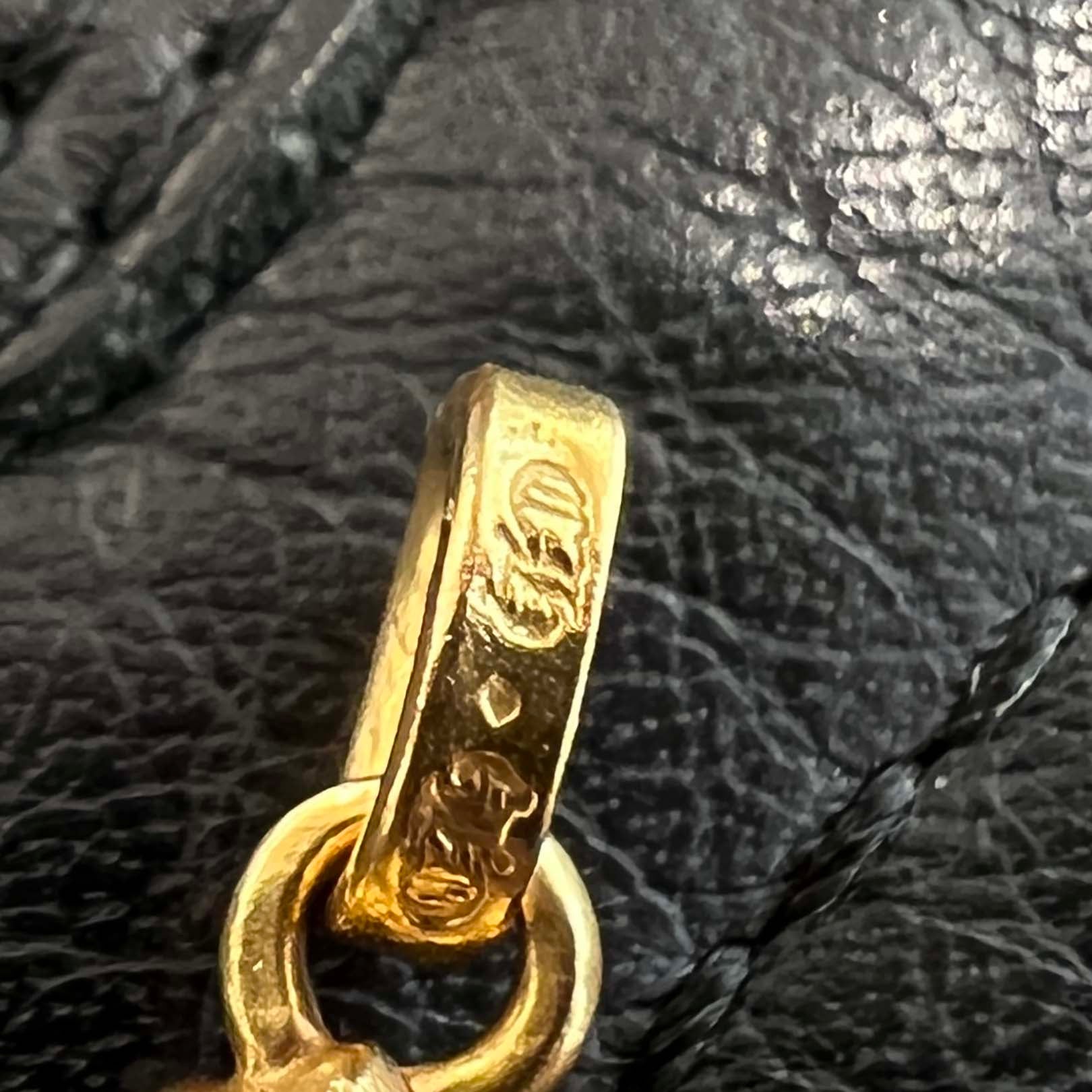 CHROME HEARTS 22K Baby Fat Cross Pave Blue Sapphire Pendant Top クロムハーツ 22K ベビーファット クロス パヴェ ブルーサファイア ペンダントトップ