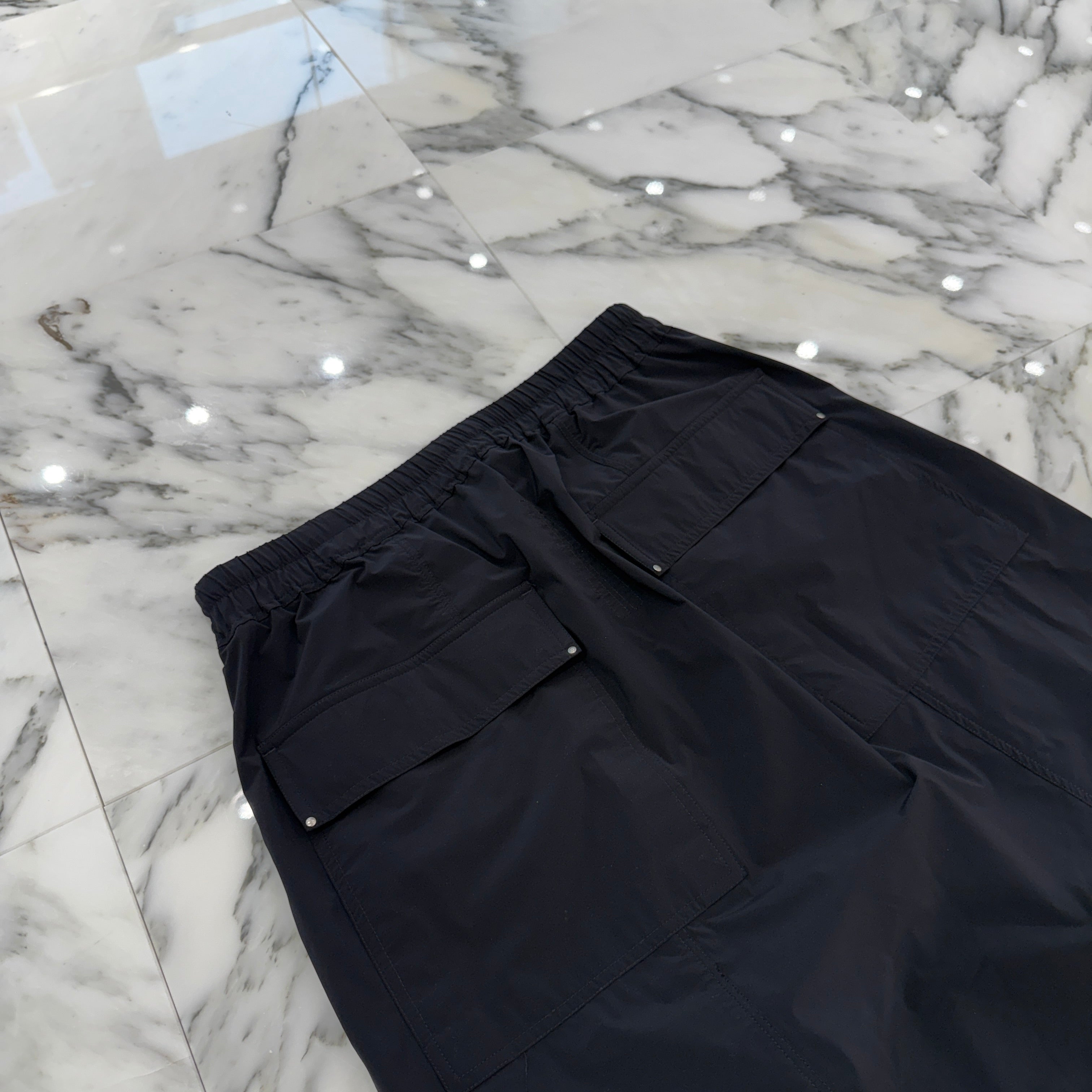 Rick Owens 2022SS Drawstring Nylon Track Pants RU01B1380-NBS Size