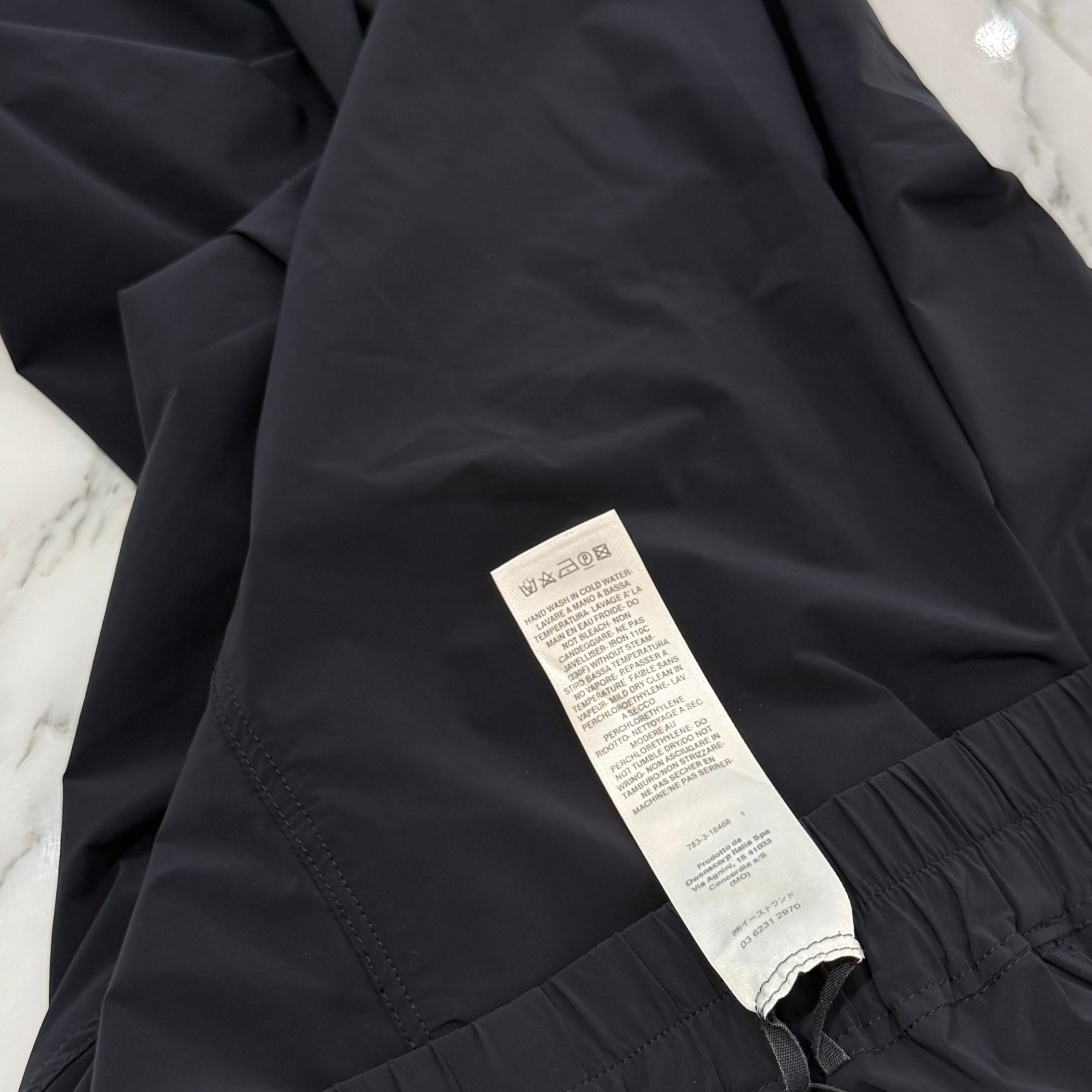 Rick Owens 2022SS Drawstring Nylon Track Pants RU01B1380-NBS Size