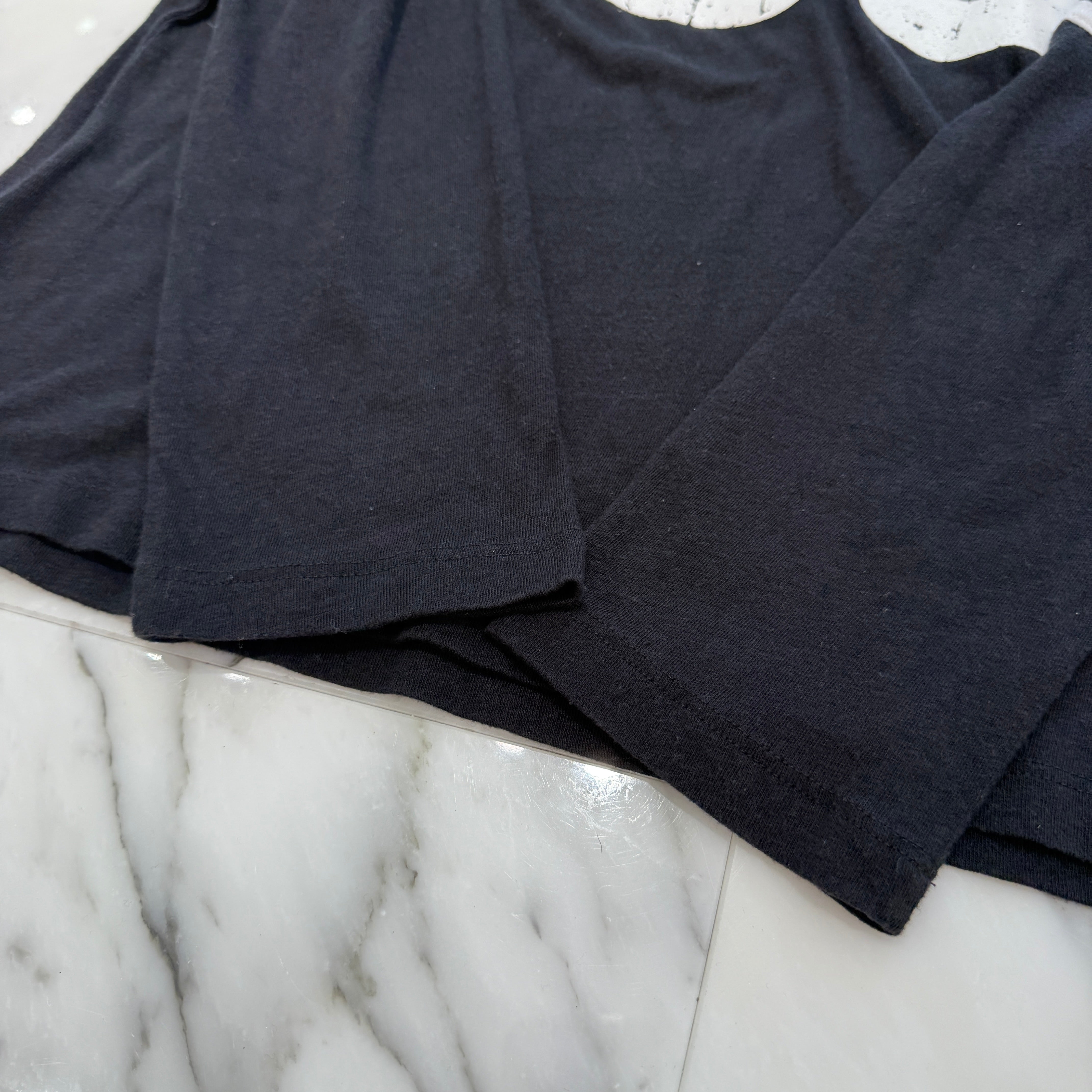 CHROME HEARTS 33 Horseshoe Crack Print Long Sleeve Tee Size M クロムハーツ 33 ホースシュー クラックプリント ロングスリーブＴシャツ サイズM