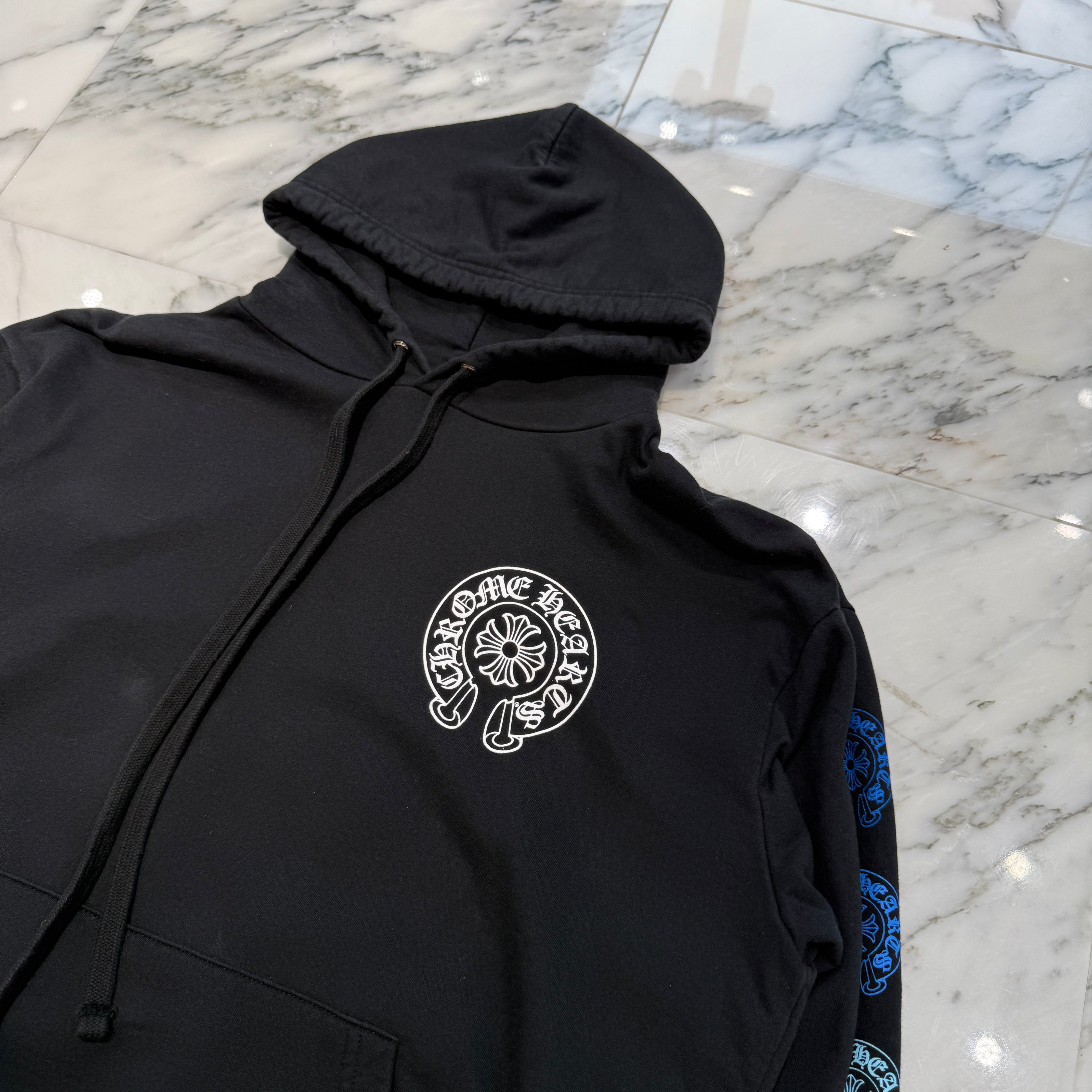CHROME HEARTS Multi Color Horseshoe Pullover Hoodie Size S クロムハーツ マルチカラー ホースシュー プルオーバーフーディ サイズS