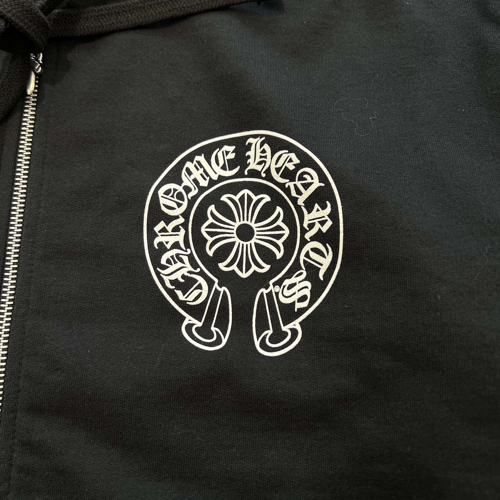 CHROME HEARTS Las Vegas Limited Horseshoe Zip Up Hoodie Size S
