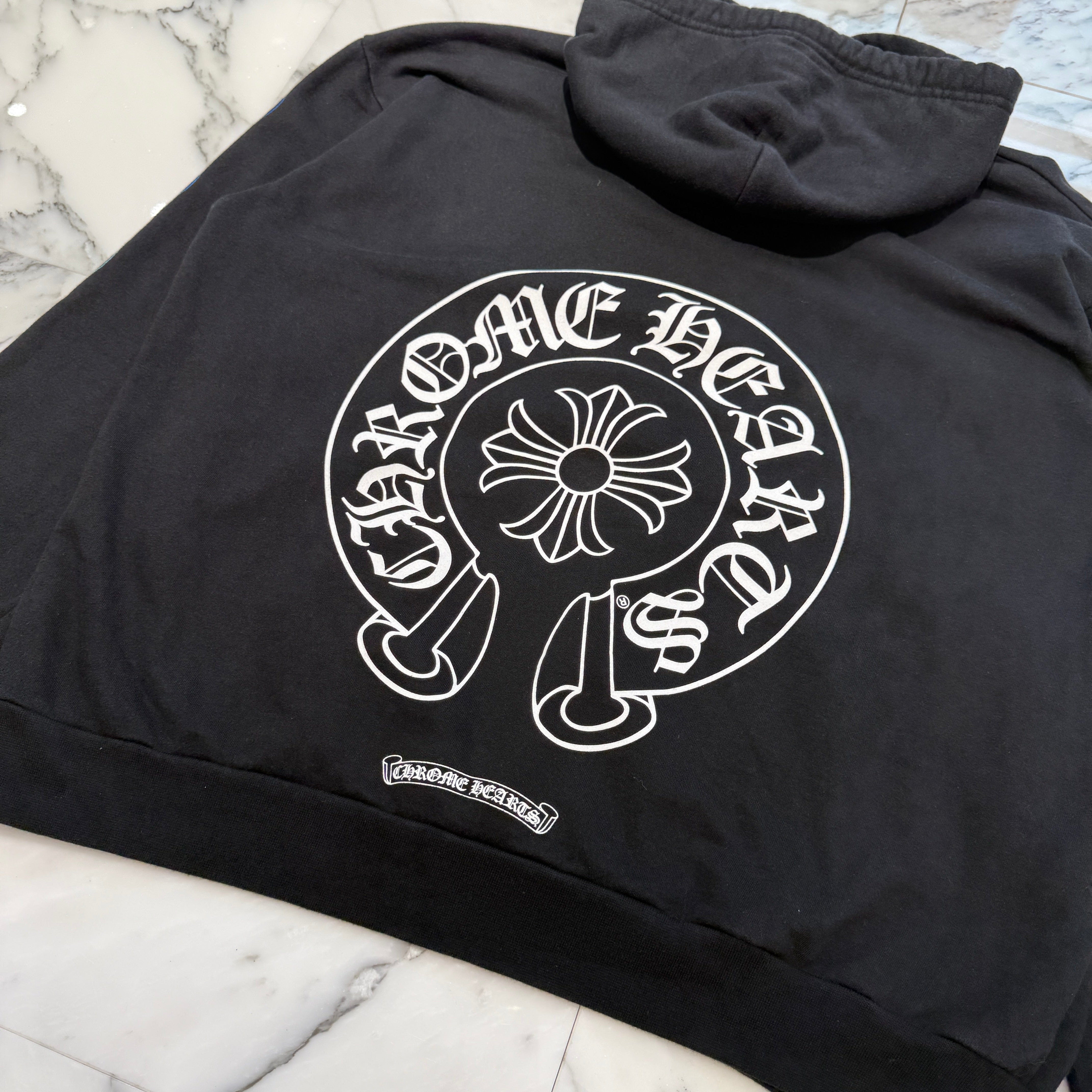 CHROME HEARTS Multi Color Horseshoe Pullover Hoodie Size S クロムハーツ マルチカラー ホースシュー プルオーバーフーディ サイズS