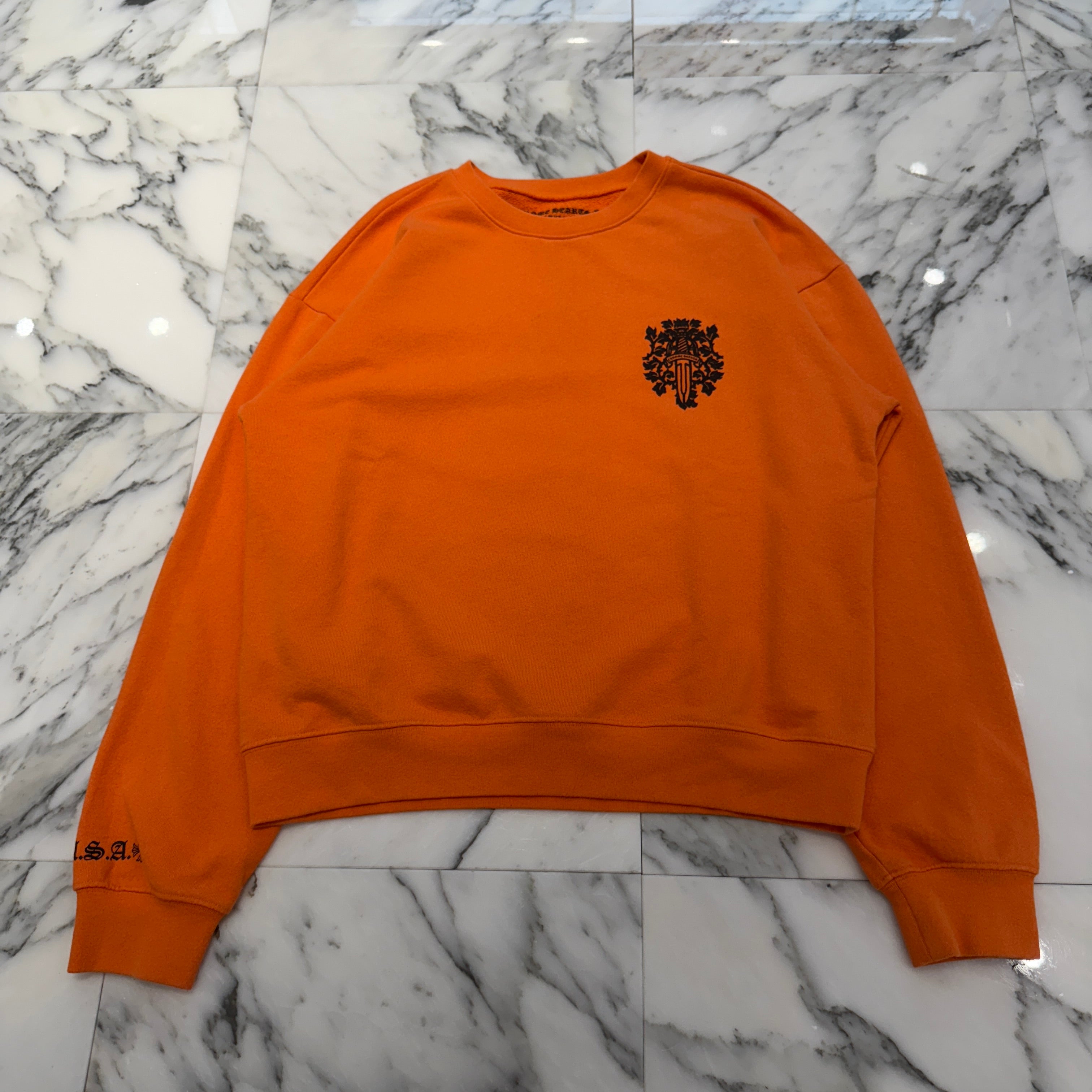 CHROME HEARTS USA Limited Vine Dagger Print Sweatshirt Size L クロムハーツ USA限定 ヴァインダガー プリント スウェットシャツ サイズL