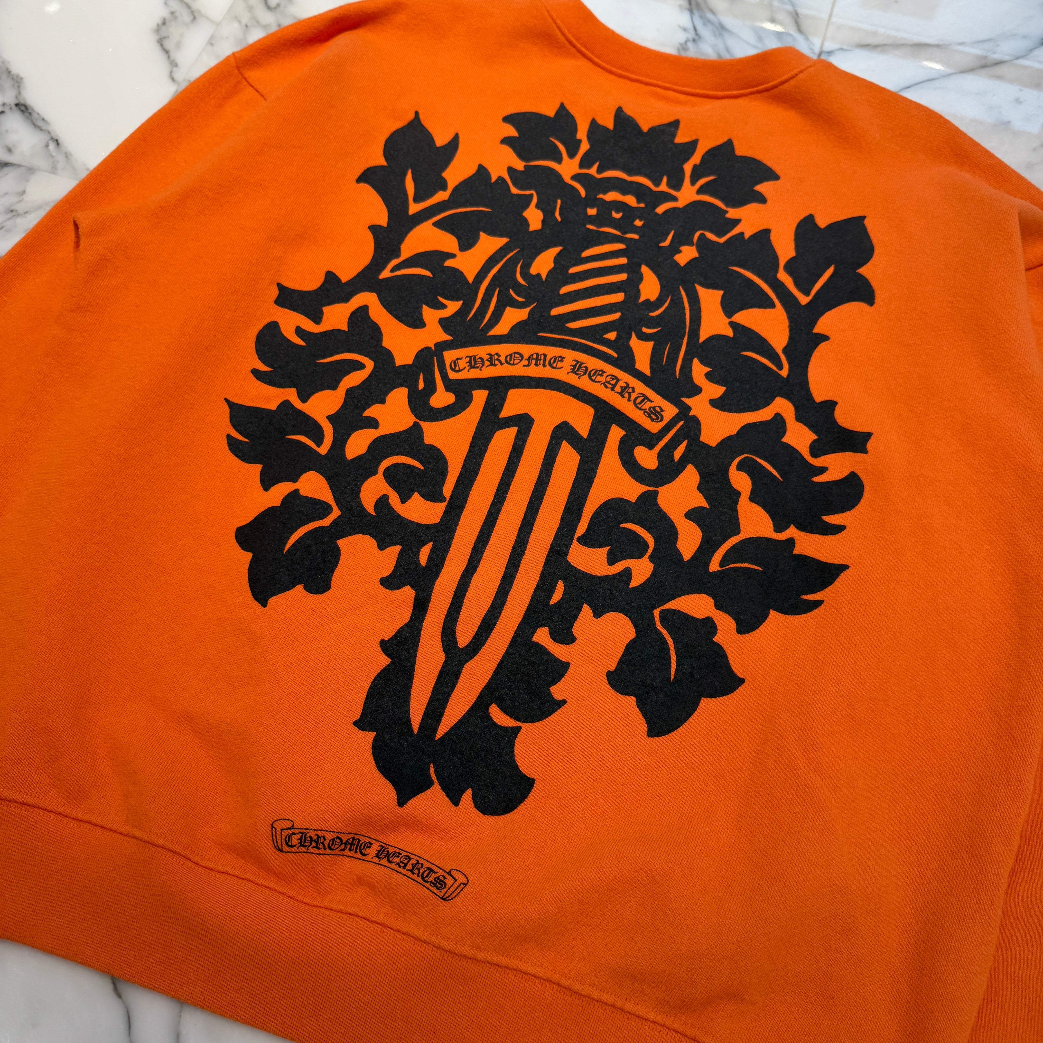 CHROME HEARTS USA Limited Vine Dagger Print Sweatshirt Size L クロムハーツ USA限定 ヴァインダガー プリント スウェットシャツ サイズL