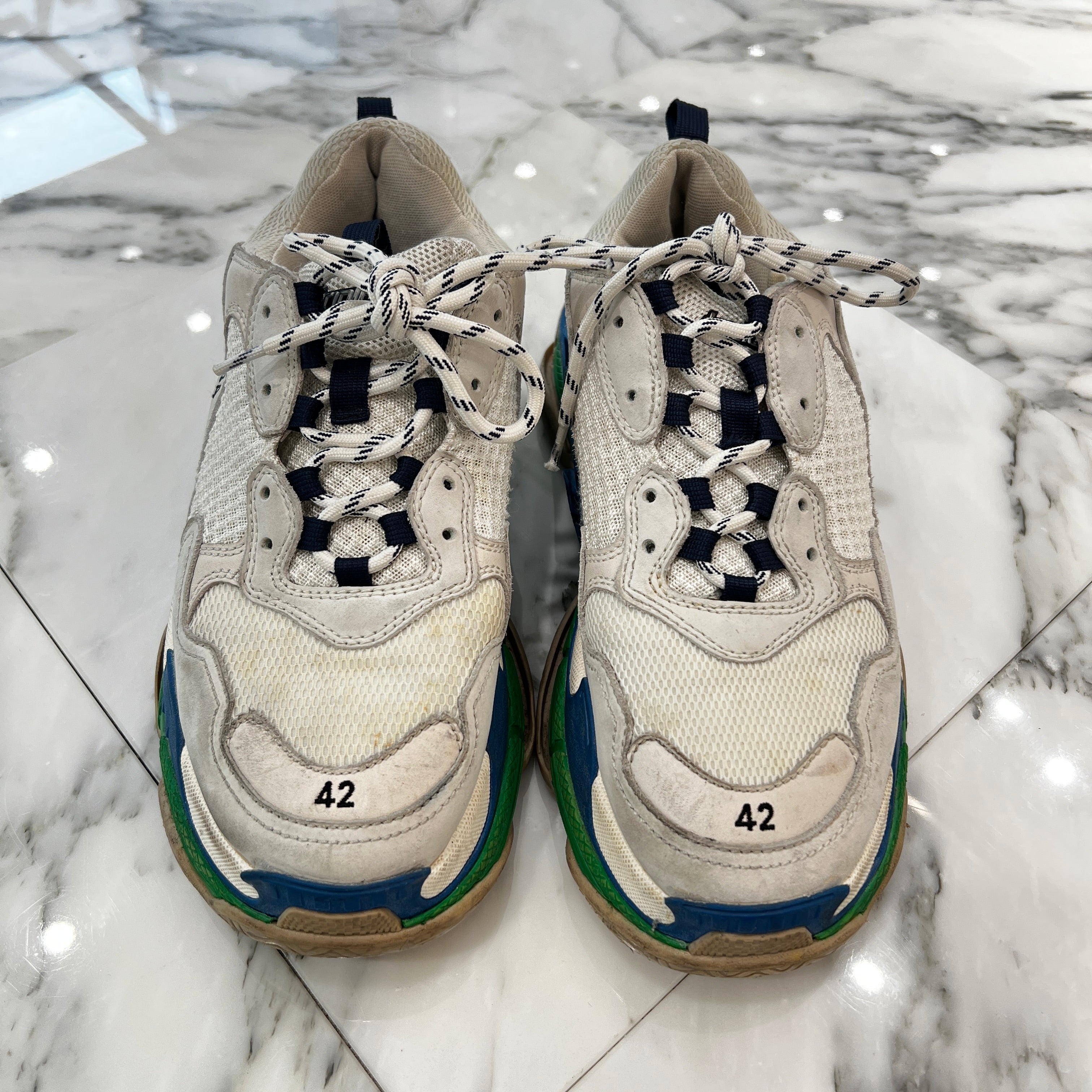 BALENCIAGA Triple S Low Cut Sneakers 541620 Size 42（27.5cm） バレンシアガ トリプスS ローカットスニーカー サイズ42（27.5cm）