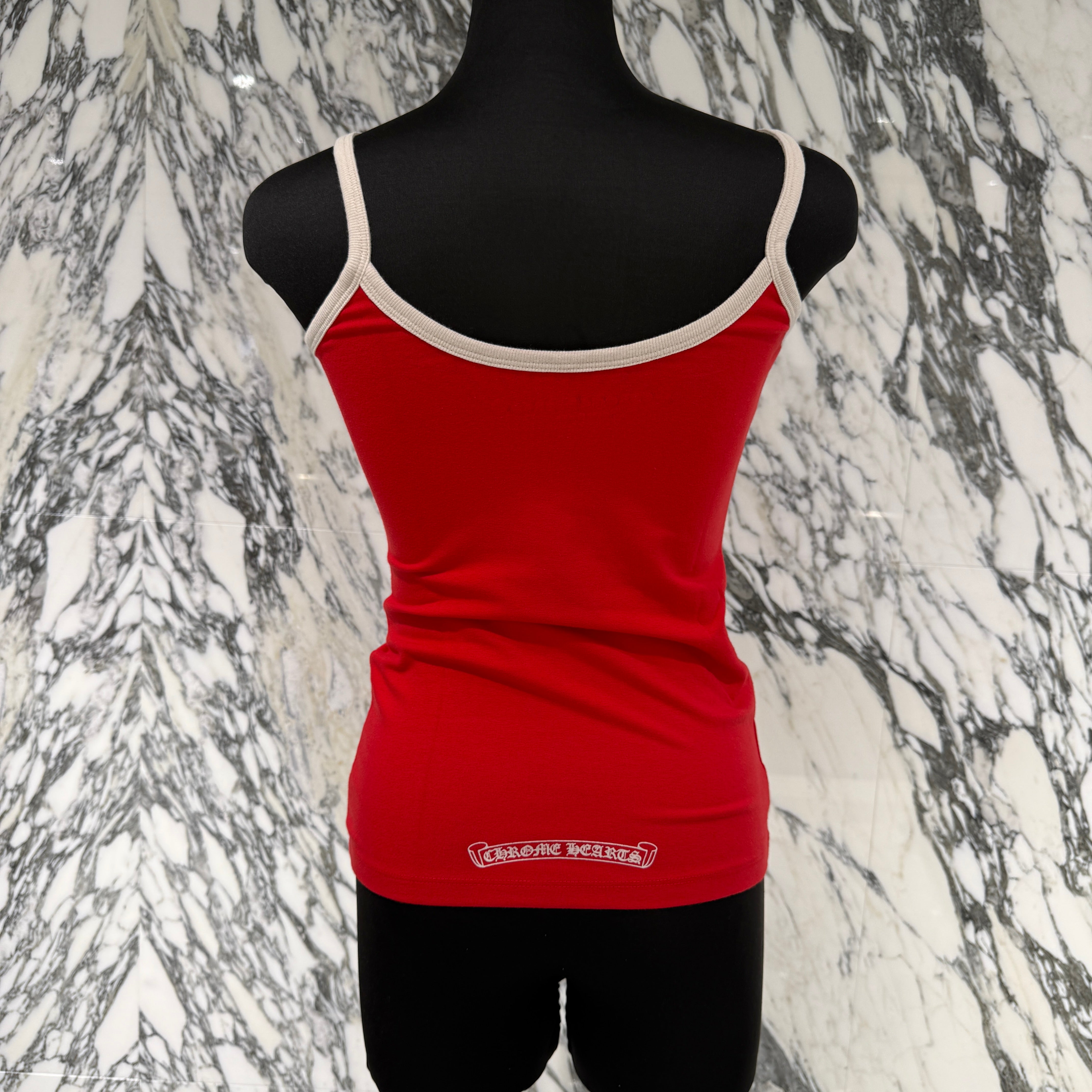 CHROME HEARTS Horseshoe Short Camisole Top Size M クロムハーツ ホースシュー ショート キャミソールトップ サイズM