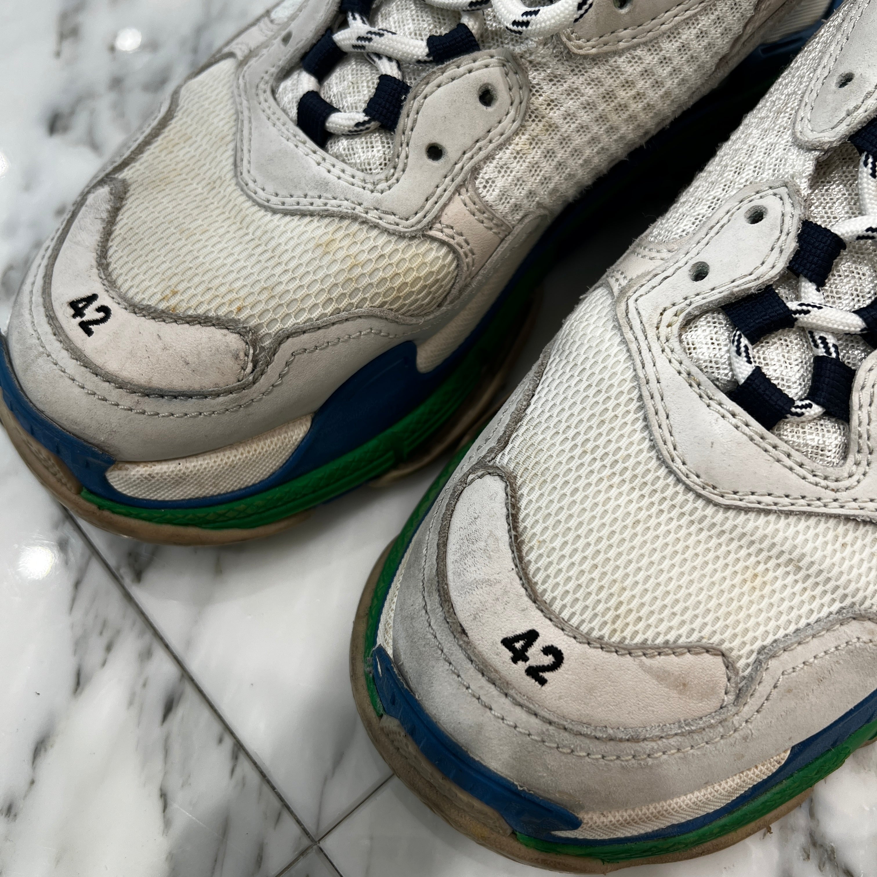 BALENCIAGA Triple S Low Cut Sneakers 541620 Size 42（27.5cm） バレンシアガ トリプスS ローカットスニーカー サイズ42（27.5cm）