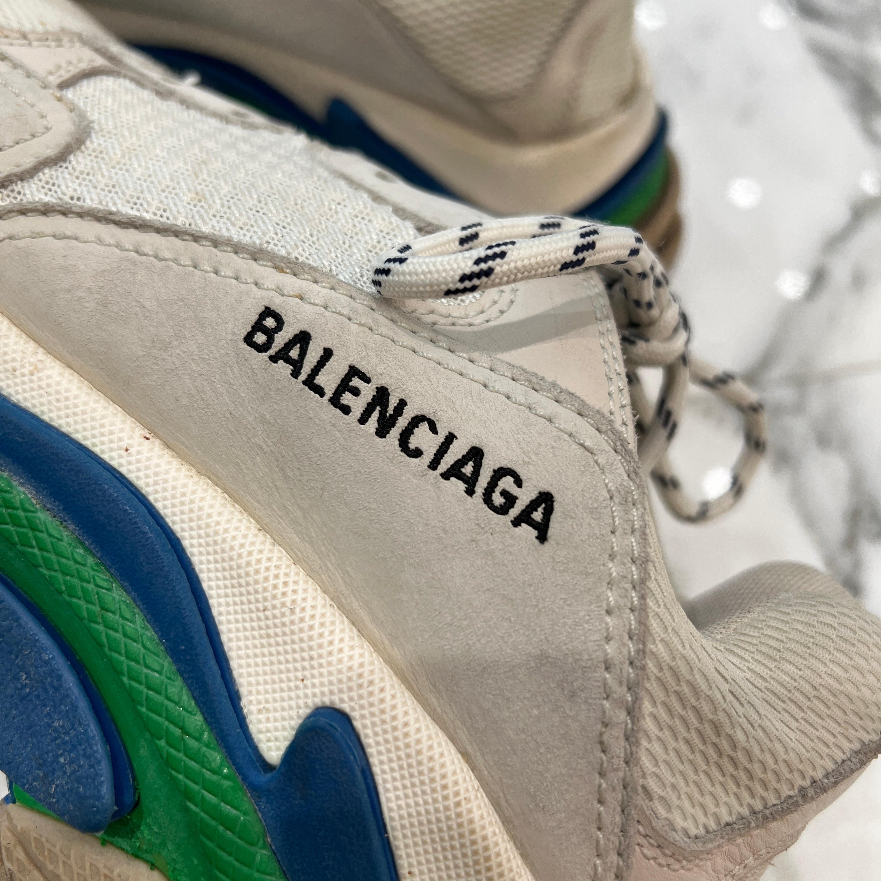 BALENCIAGA Triple S Low Cut Sneakers 541620 Size 42（27.5cm） バレンシアガ トリプスS ローカットスニーカー サイズ42（27.5cm）