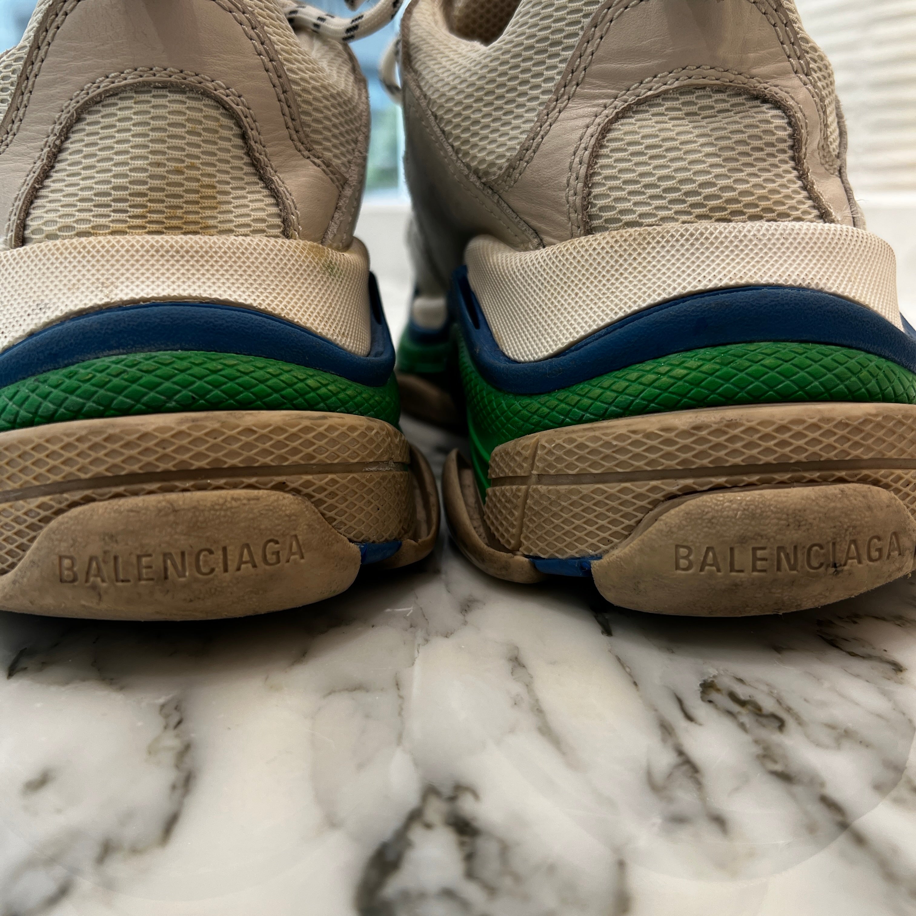 BALENCIAGA Triple S Low Cut Sneakers 541620 Size 42（27.5cm） バレンシアガ トリプスS ローカットスニーカー サイズ42（27.5cm）