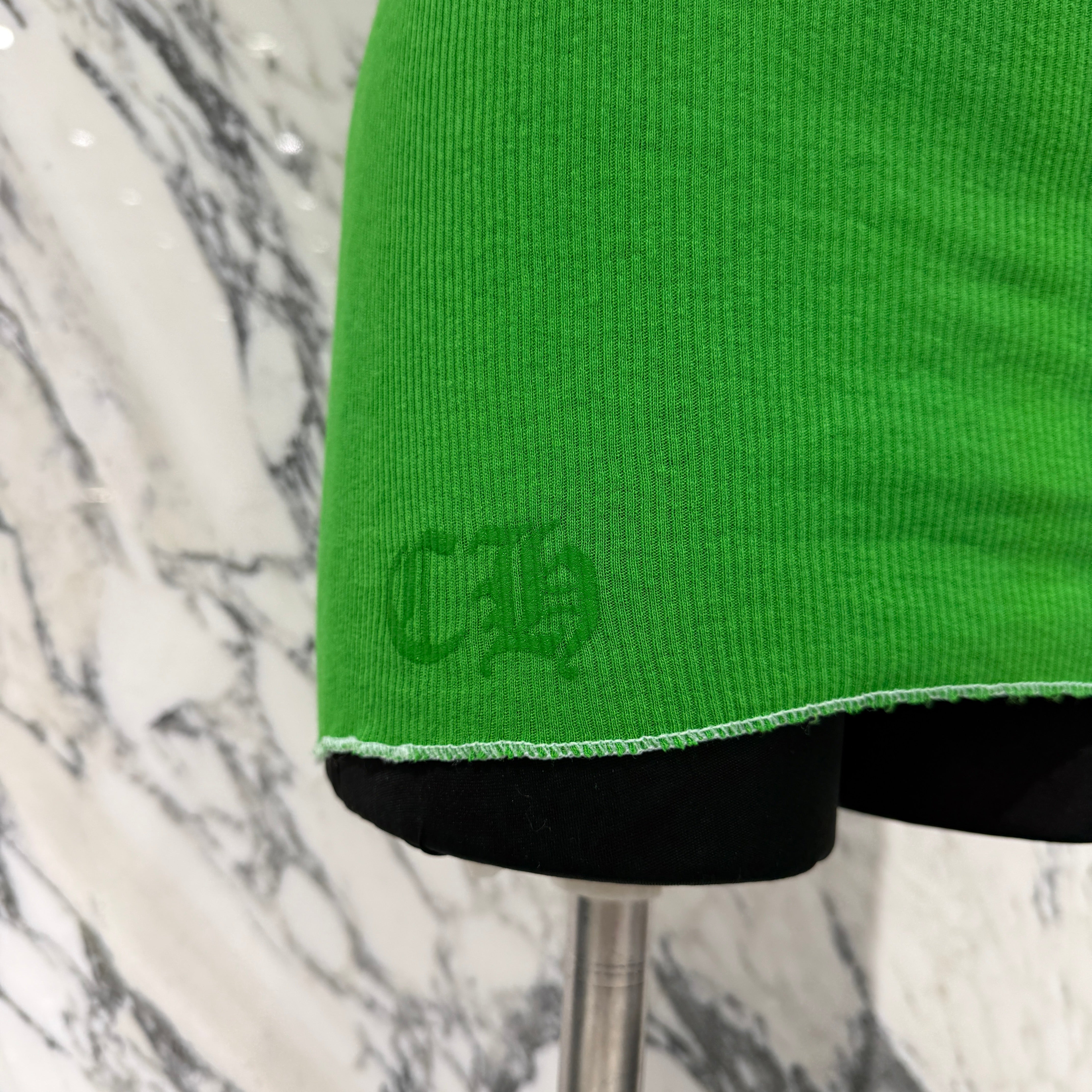 CHROME HEARTS Yellow Horseshoe Rib Tank Top Size M クロムハーツ イエロー ホースシュー リブ タンクトップ サイズM