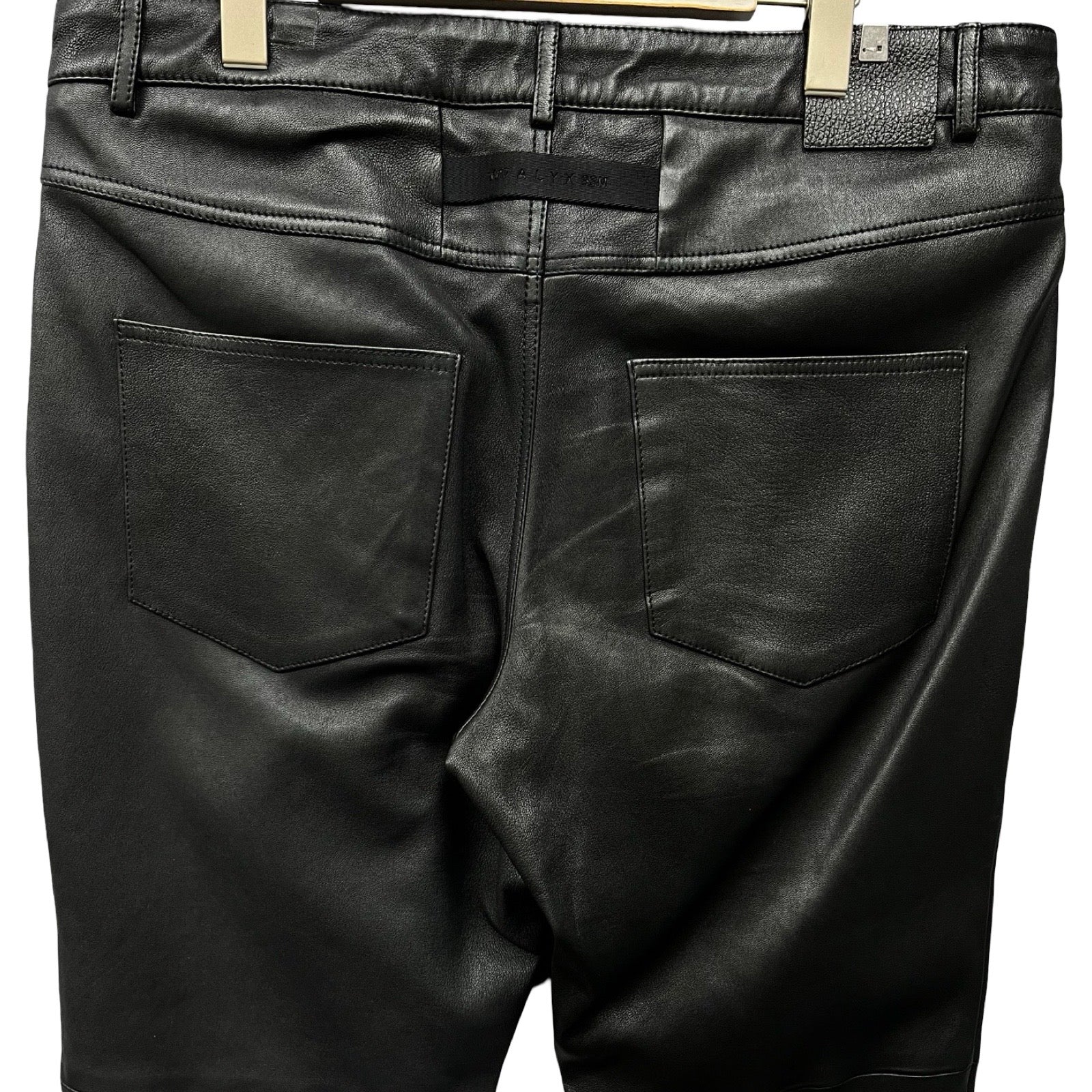 1017 ALYX 9SM 2019AW Leather Pants with Nylon Buckle Size 52