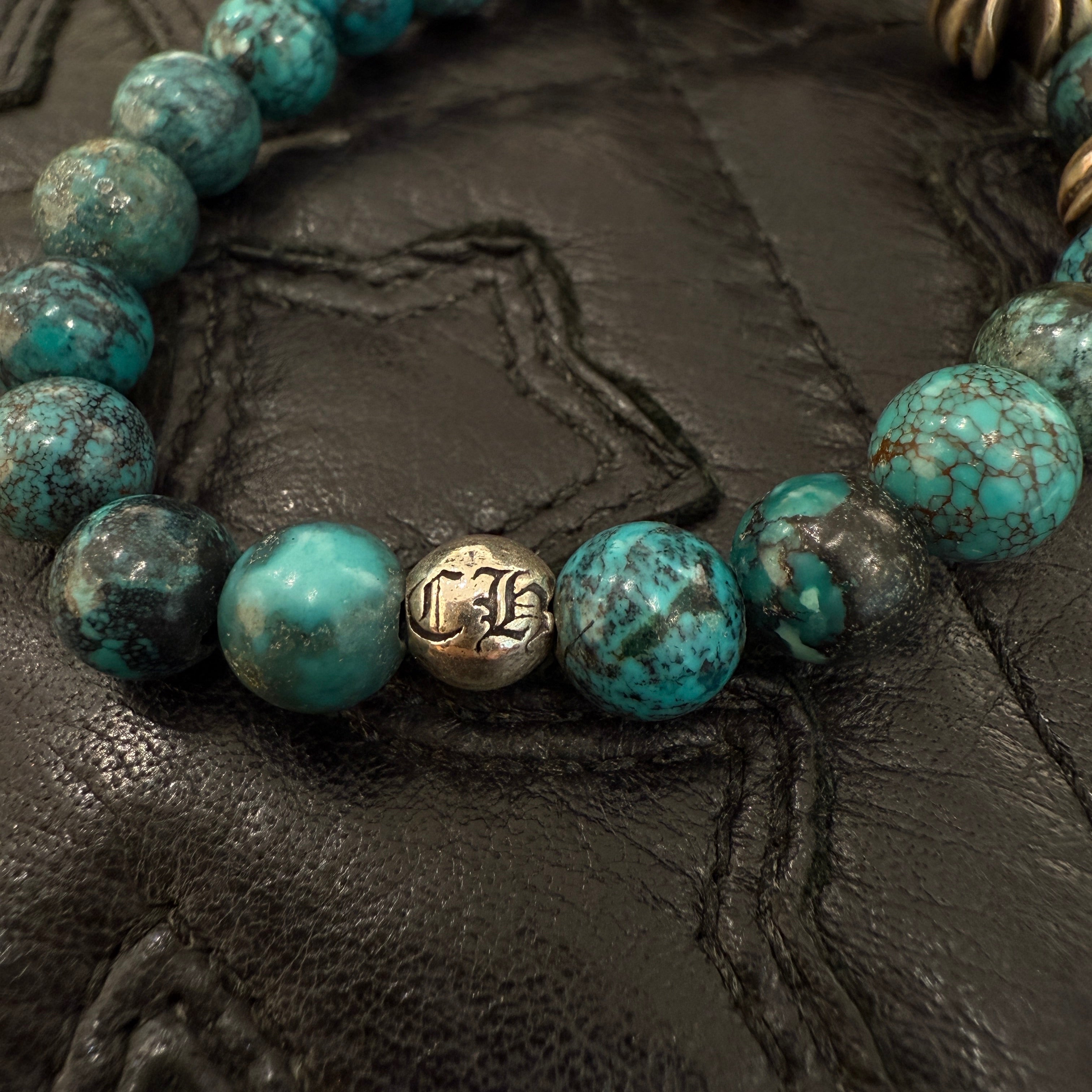 Chrome Hearts ターコイズブレスレット BEAD8mmターコイズビーズブレスレット | Chrome Hearts