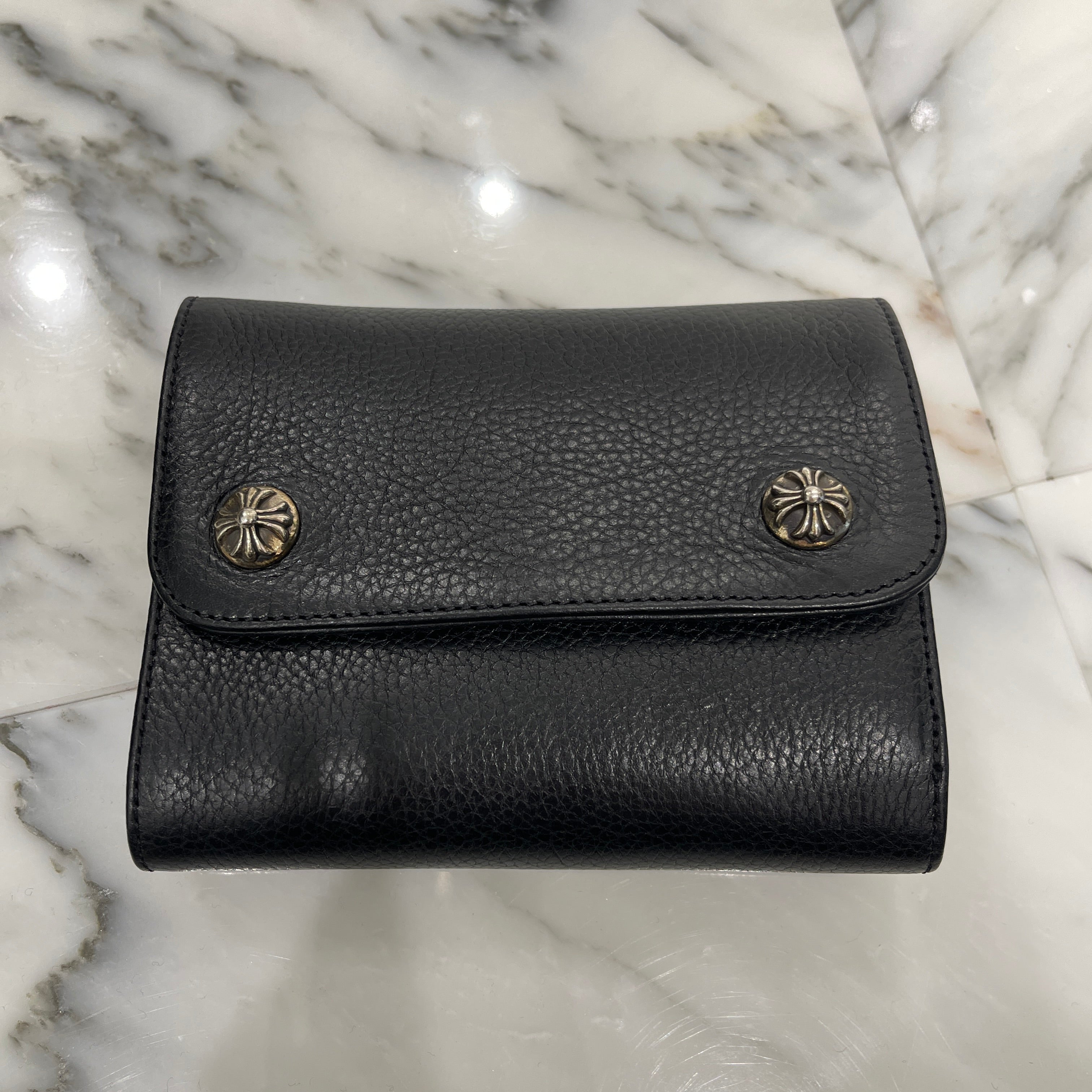 CHROME HEARTS Wave Mini Cross Ball Wallet クロムハーツ ウェーブ ミニ クロスボール ウォレット