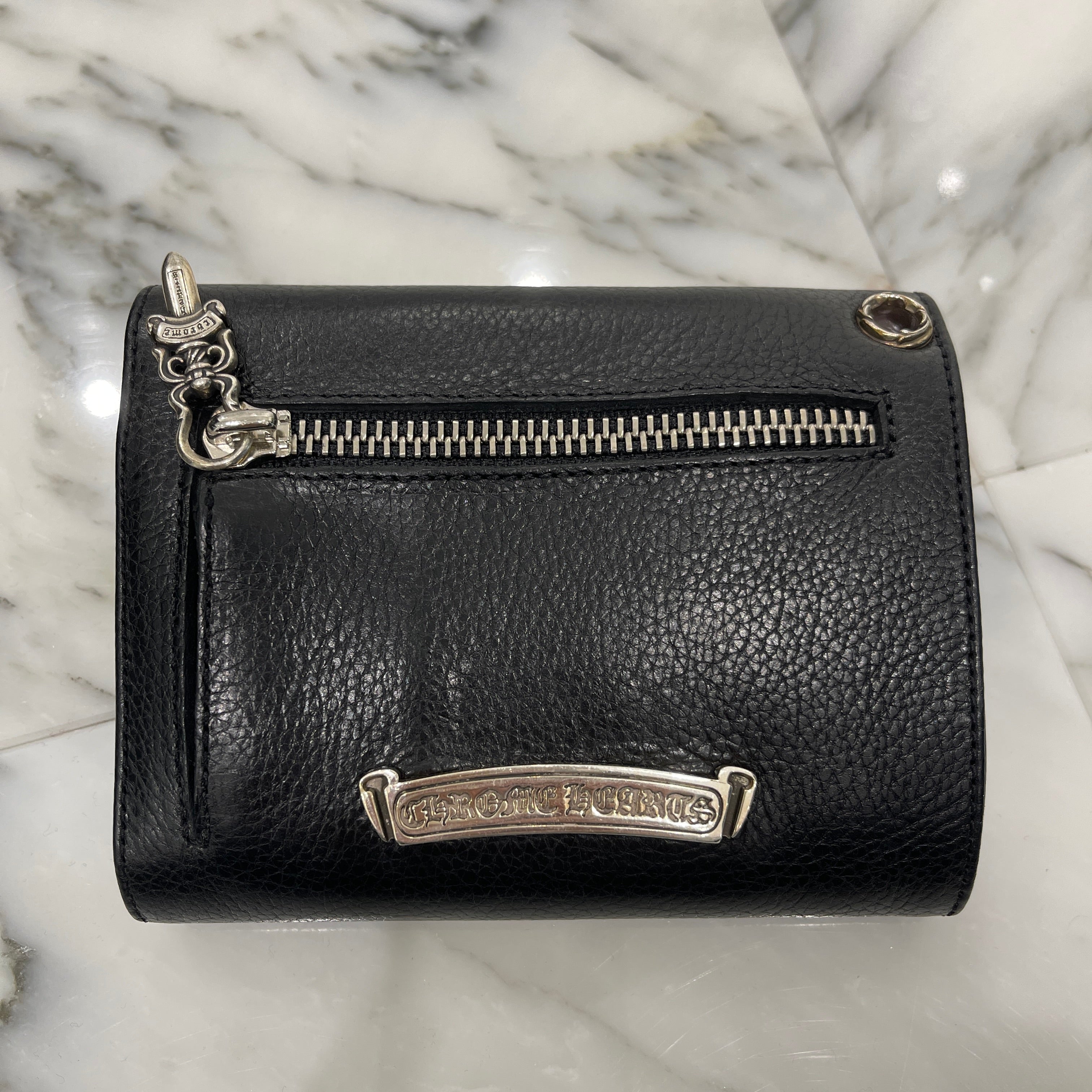 CHROME HEARTS Wave Mini Cross Ball Wallet クロムハーツ ウェーブ ミニ クロスボール ウォレット