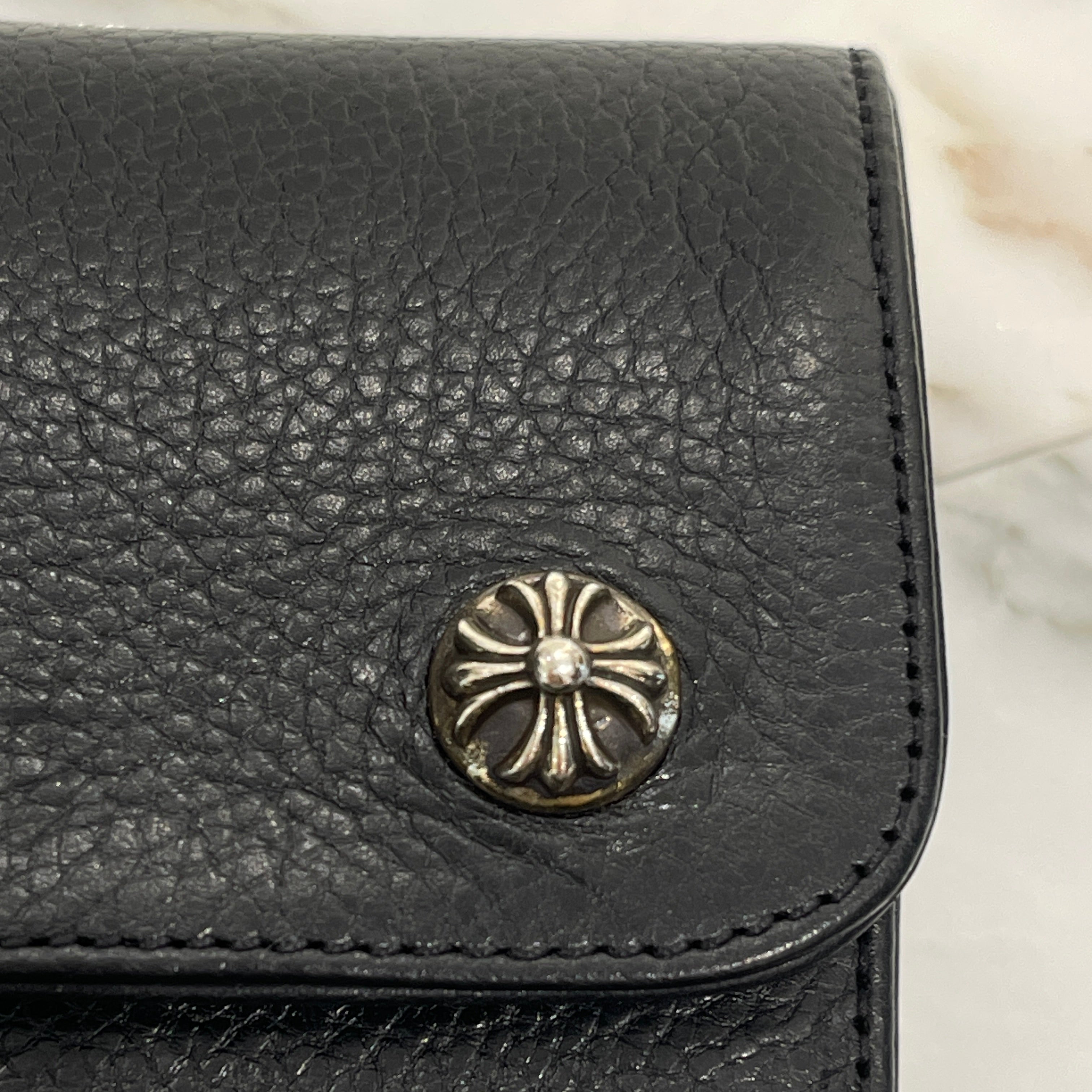 CHROME HEARTS Wave Mini Cross Ball Wallet クロムハーツ ウェーブ ミニ クロスボール ウォレット