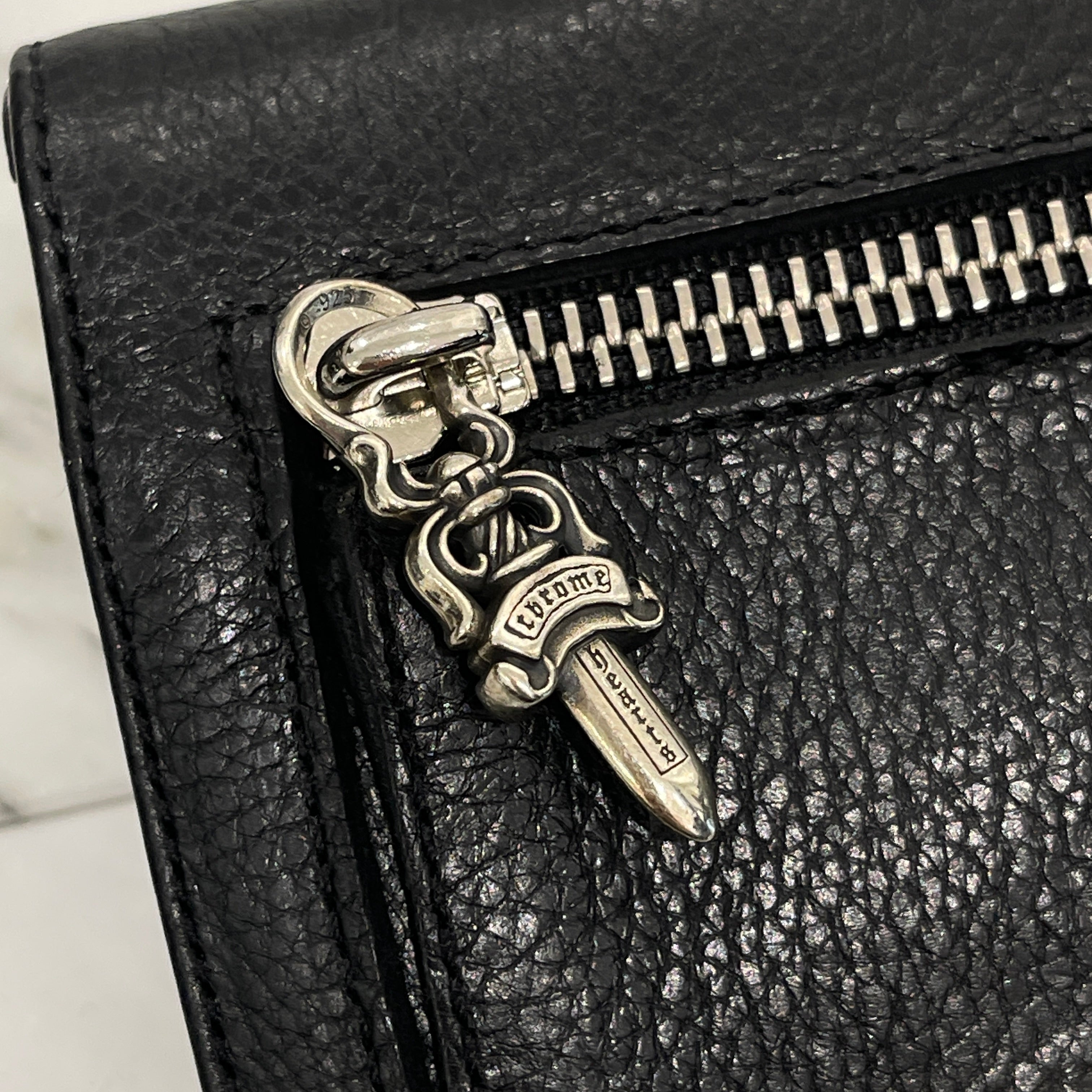 CHROME HEARTS Wave Mini Cross Ball Wallet クロムハーツ ウェーブ ミニ クロスボール ウォレット