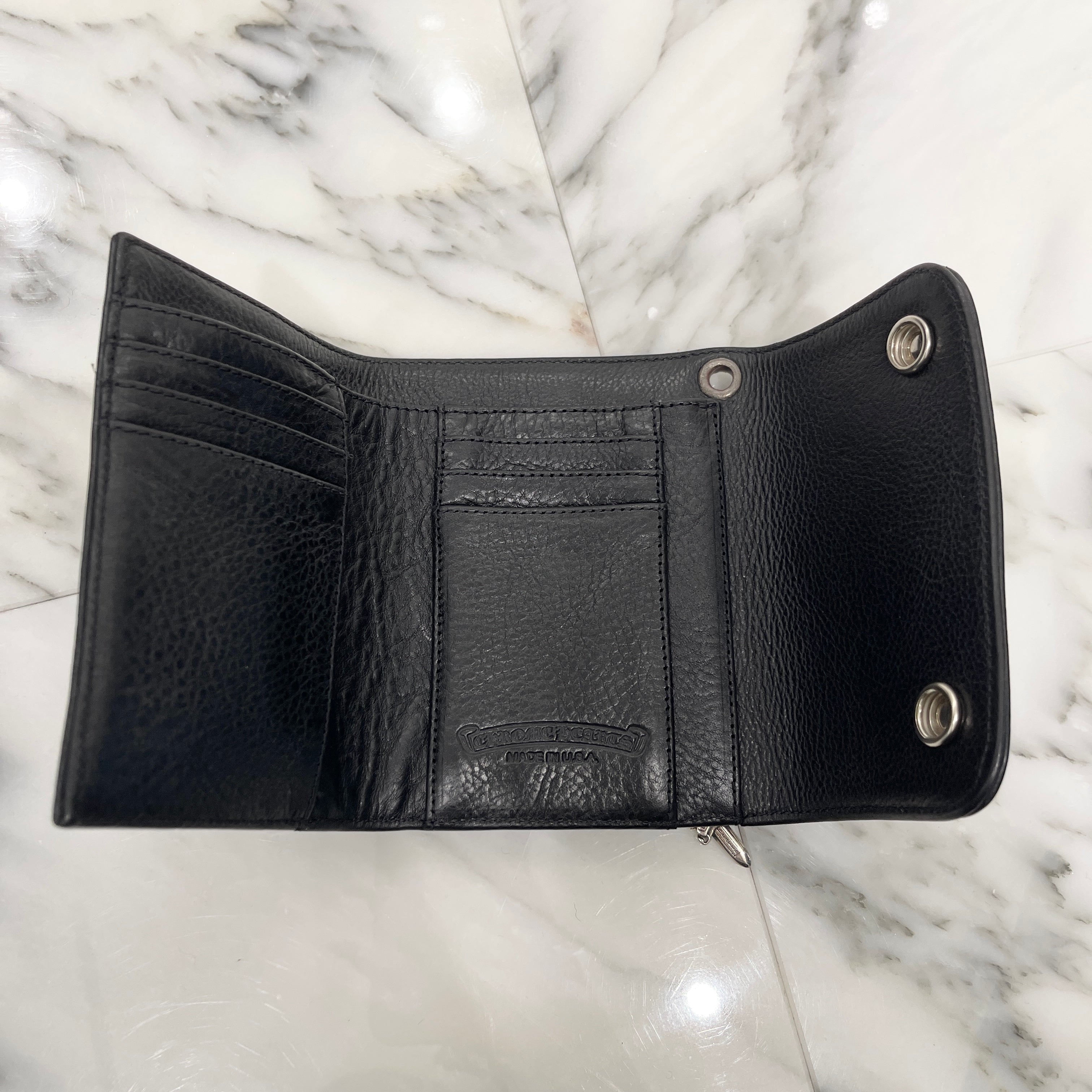 CHROME HEARTS Wave Mini Cross Ball Wallet クロムハーツ ウェーブ ミニ クロスボール ウォレット