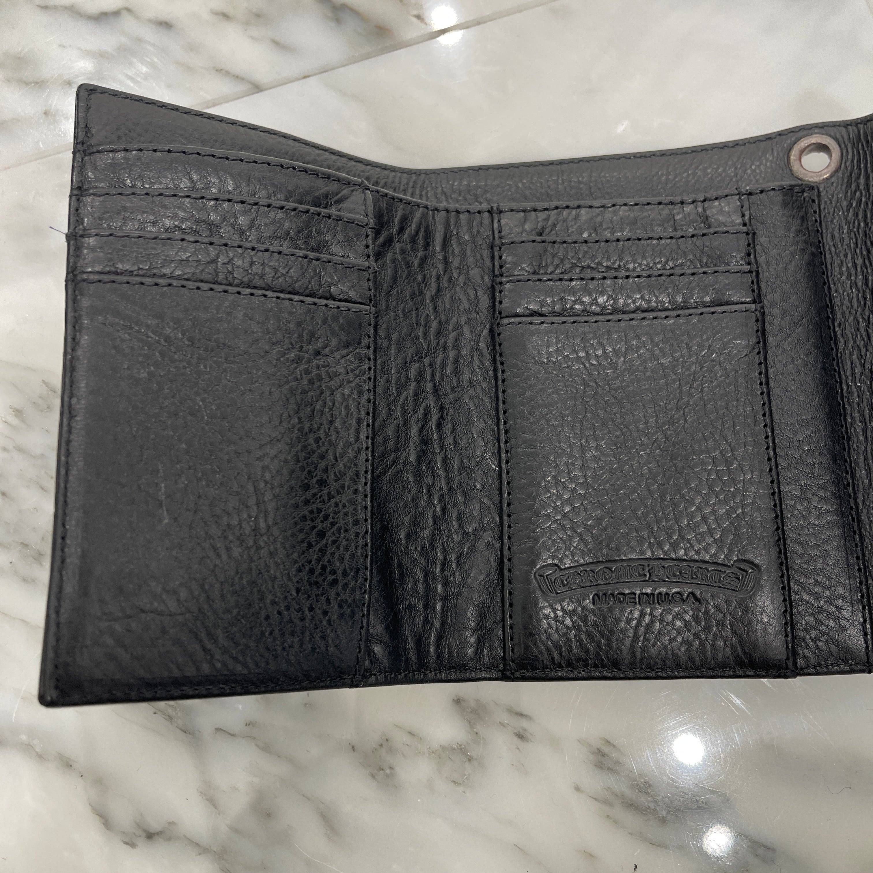CHROME HEARTS Wave Mini Cross Ball Wallet クロムハーツ ウェーブ ミニ クロスボール ウォレット