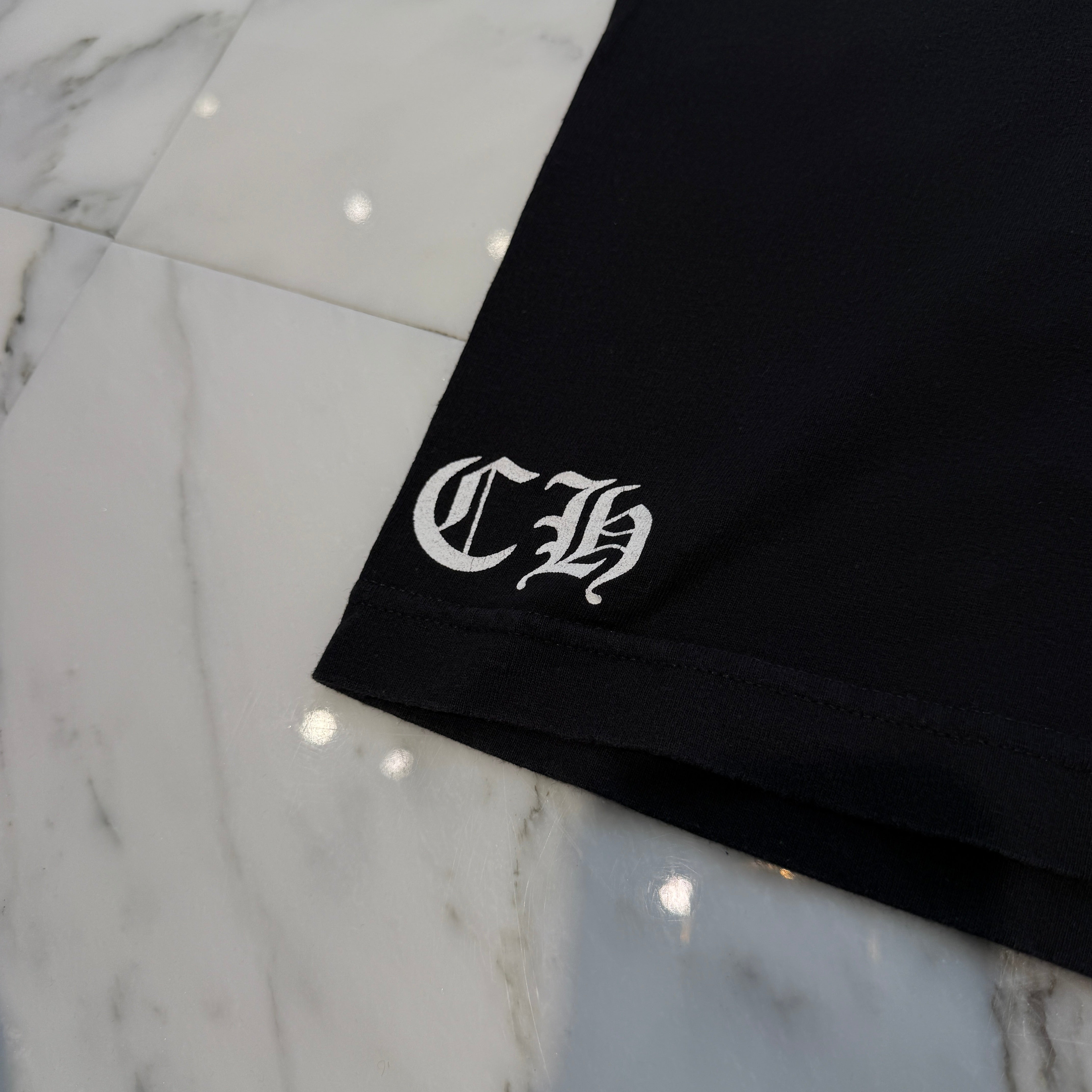 CHROME HEARTS Back Scroll Label Horseshoe Tee Size L クロムハーツ バックスクロールラベル ホースシュー Tシャツ サイズL