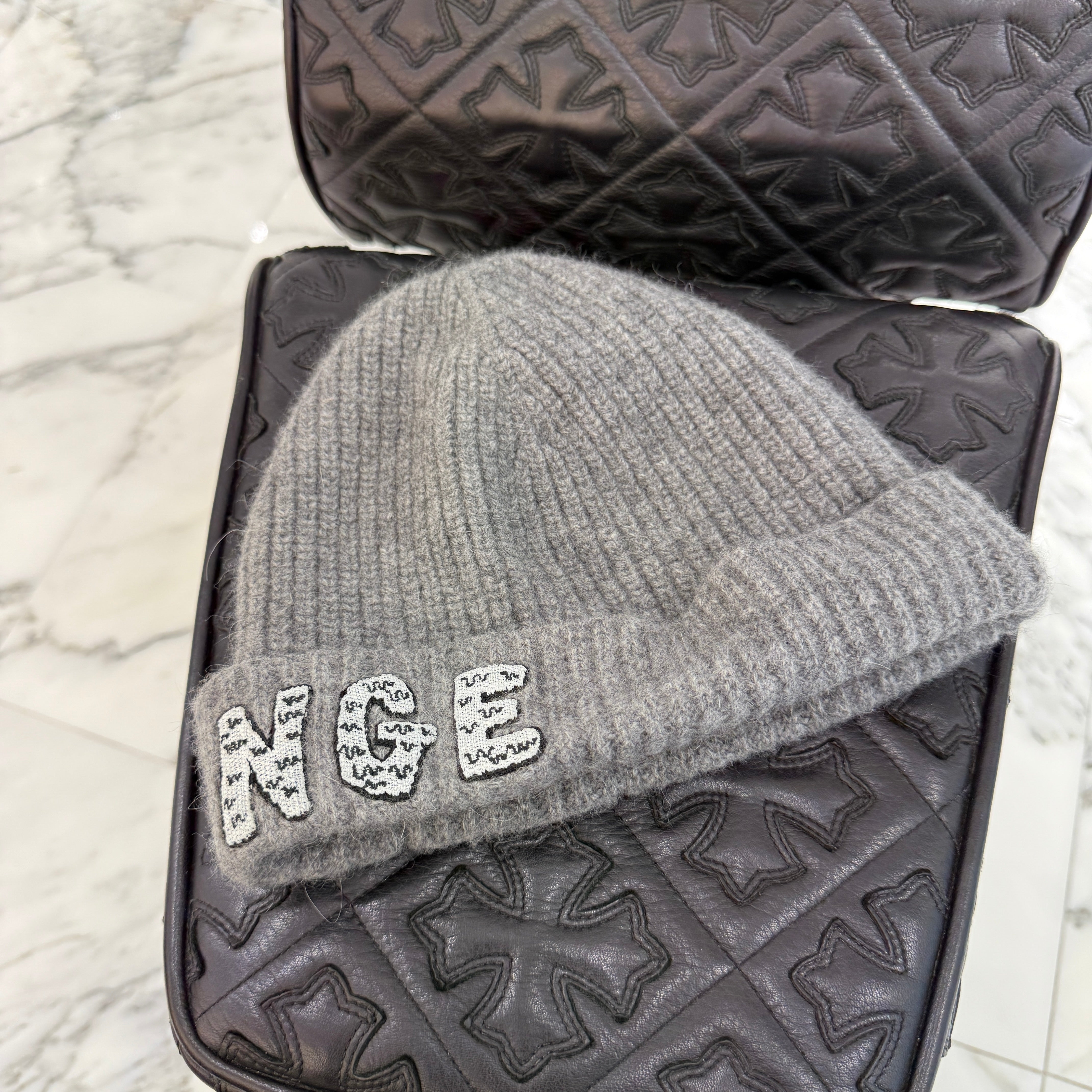 CELINE × Mermaid Hex 2021AW STRANGE Knit Cap 2A30R9340 Size TU セリーヌ×マーメイドヘックス ストレンジ ニットキャップ サイズTU